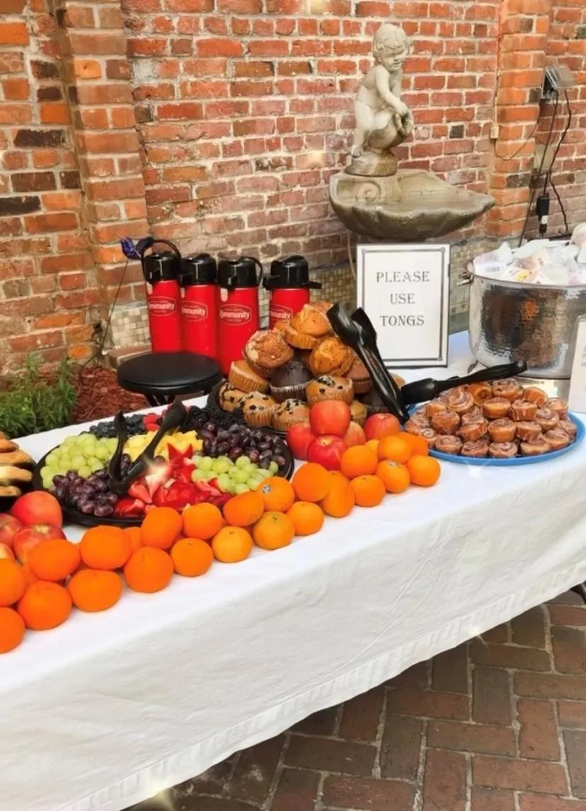 Continental breakfast in Quarter House Suites