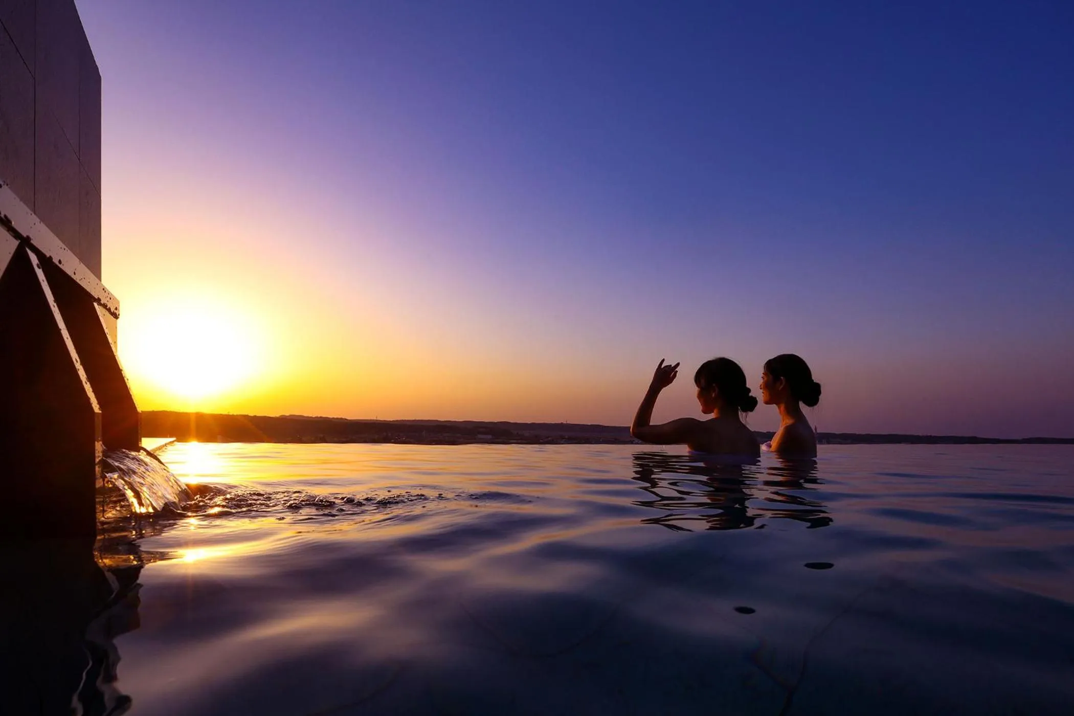 Open Air Bath in Ooedo Onsen Monogatari Premium Yamashitaya