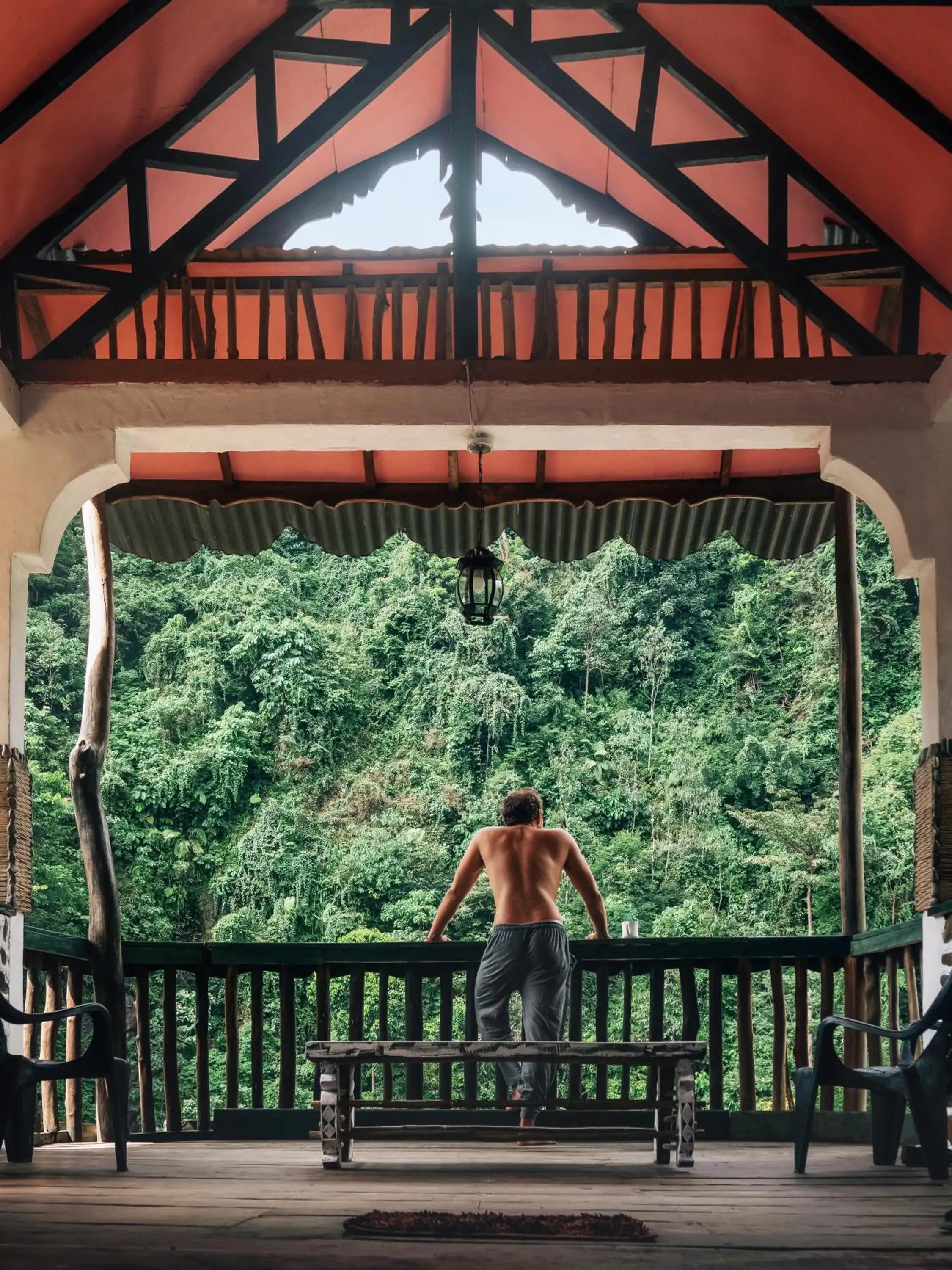 Deluxe Double Room in Jungle Inn Bukit lawang Deluxe Double Room in Jungle Inn Bukit lawang
