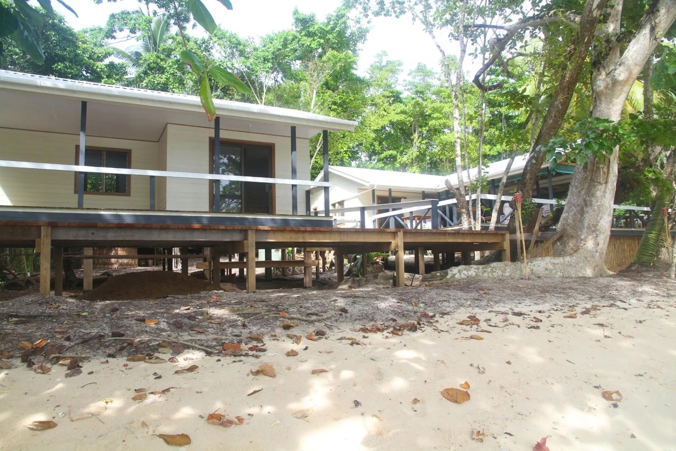 Property building in Evis Resort at Nggatirana Island