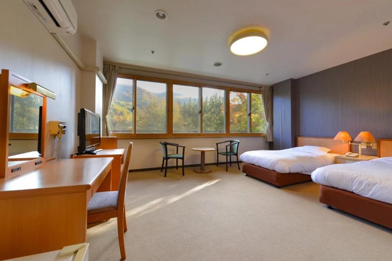 Photo of the whole room, Bed in Ooedo Onsen Monogatari Shinshu Kakeyu