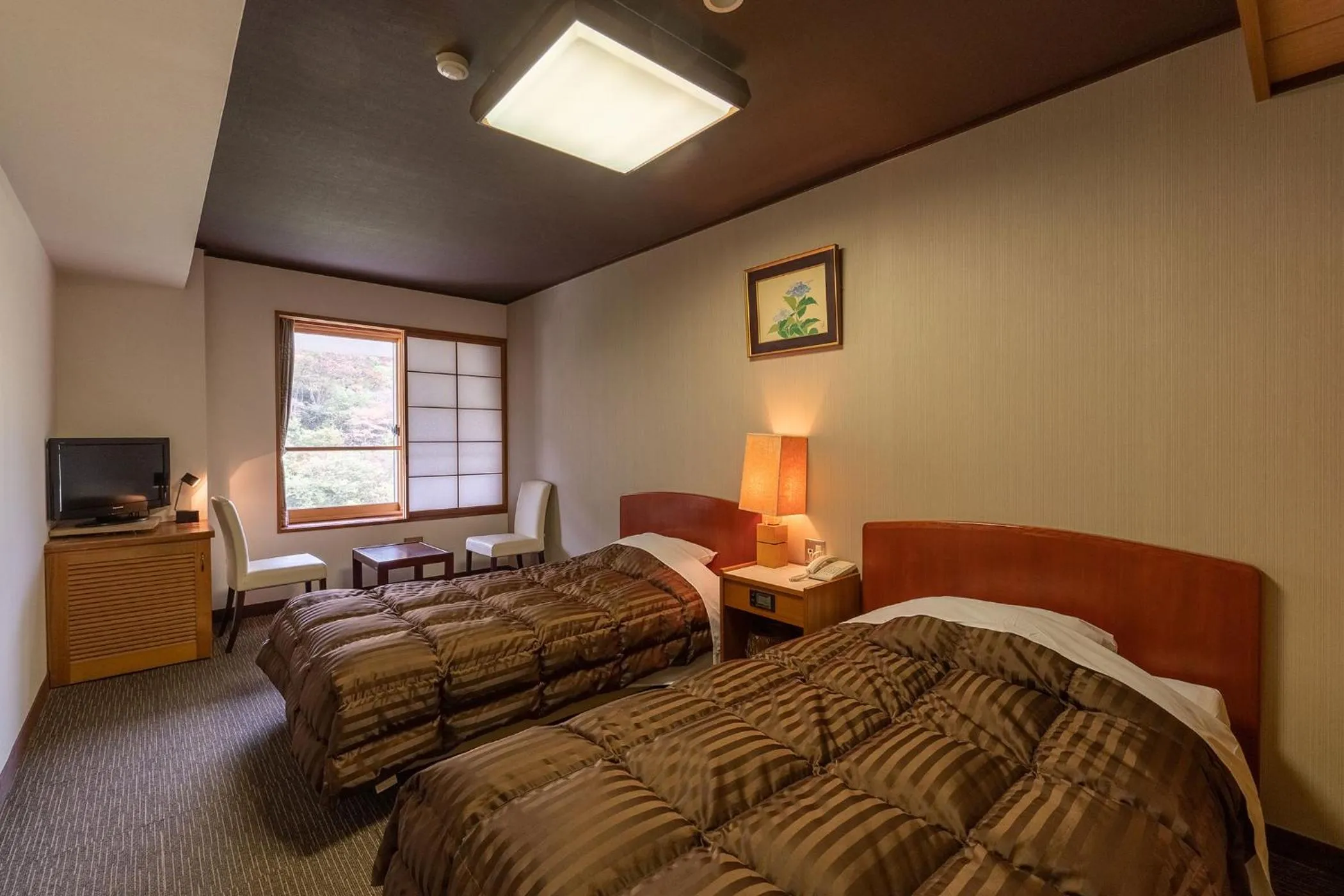 Photo of the whole room, Bed in Ooedo Onsen Monogatari Higashiyama Grand Hotel