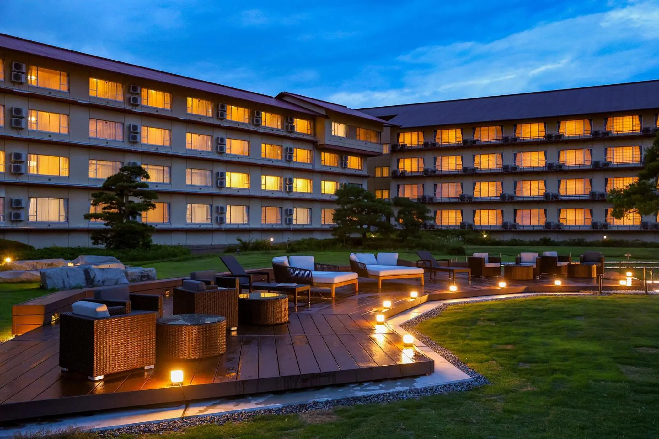 Property building in Ooedo Onsen Monogatari Premium Hotel Sokan