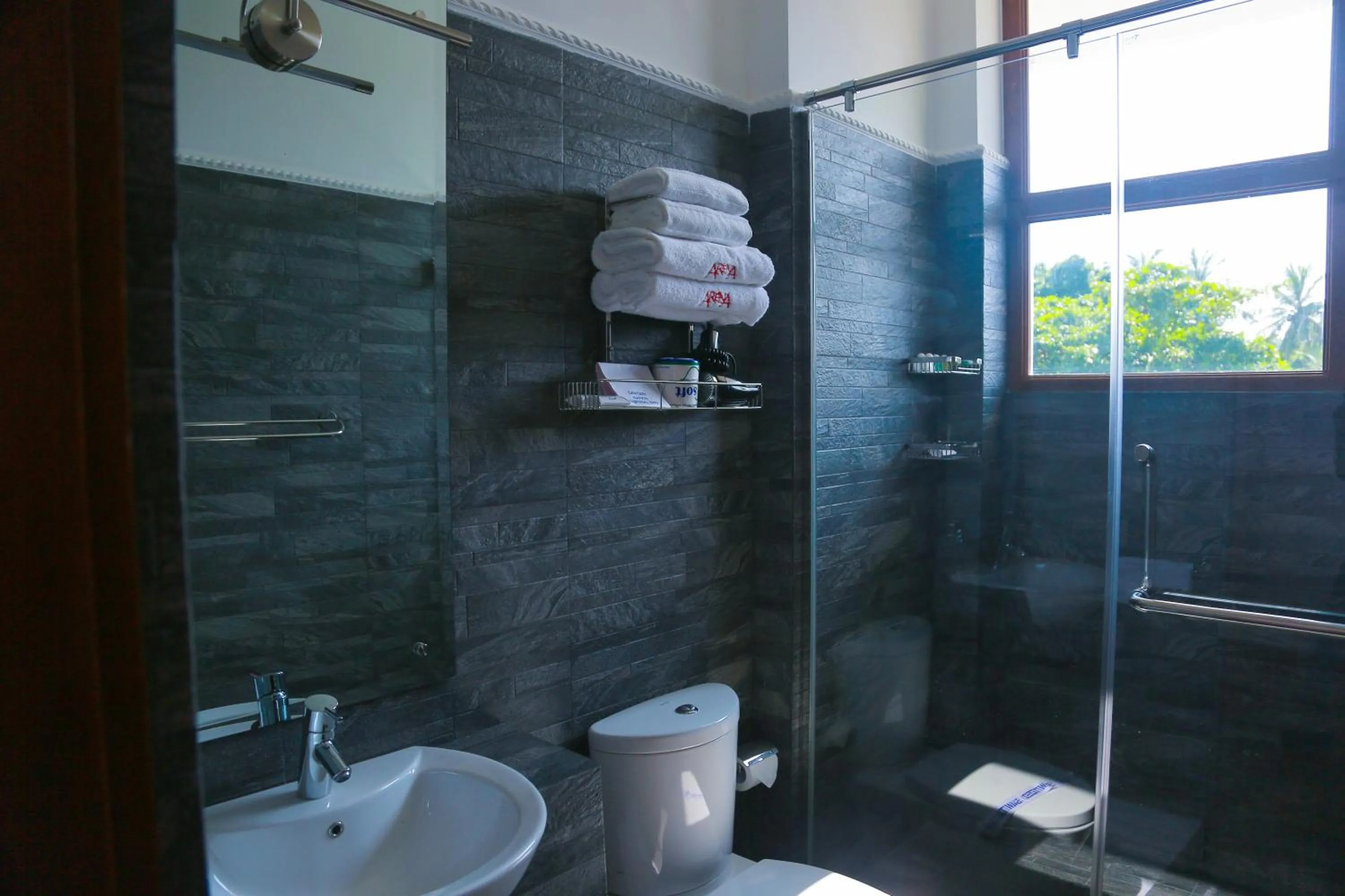 Shower in Arena Hotel