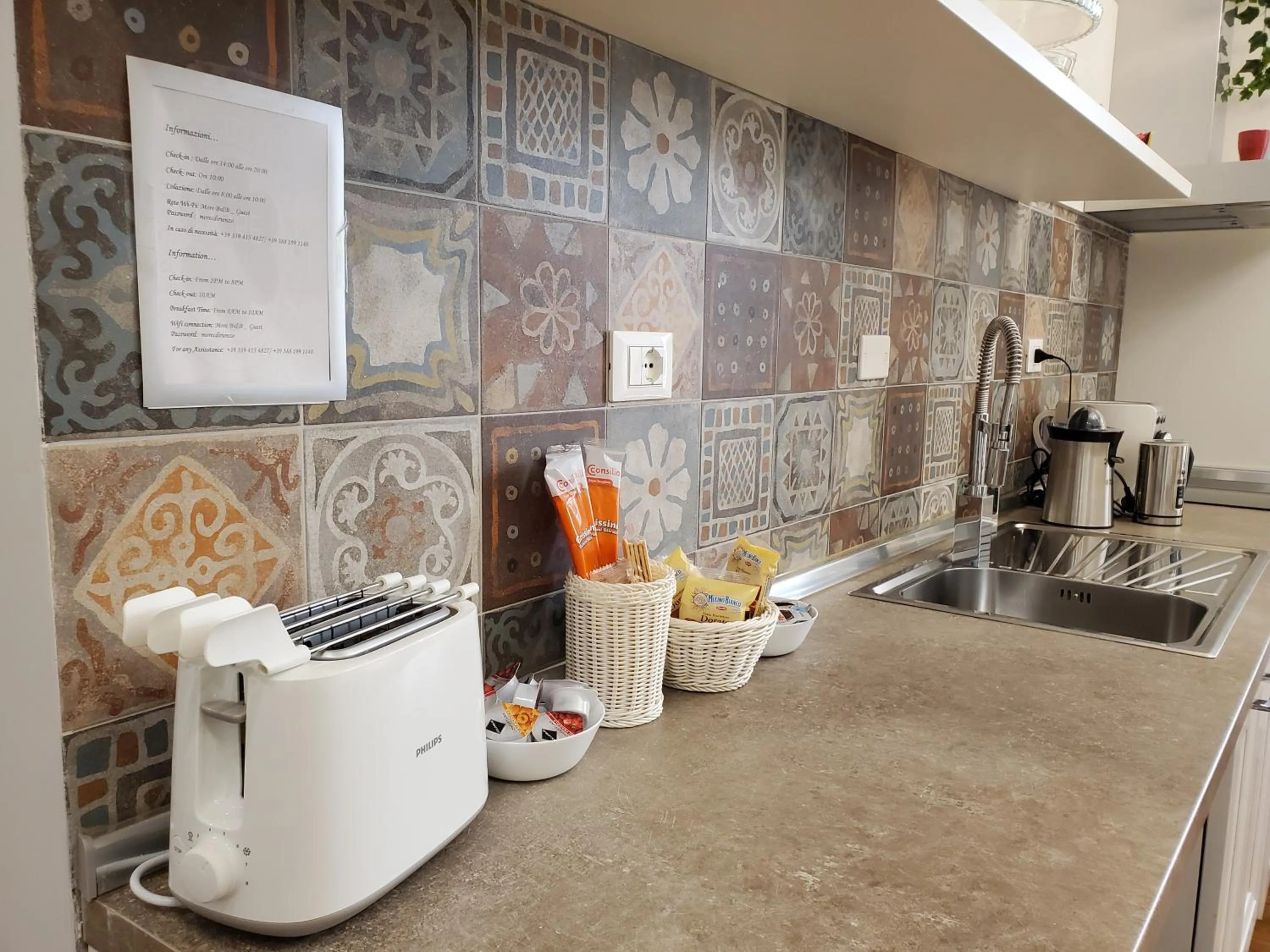 Breakfast in More Cola di Rienzo B&B