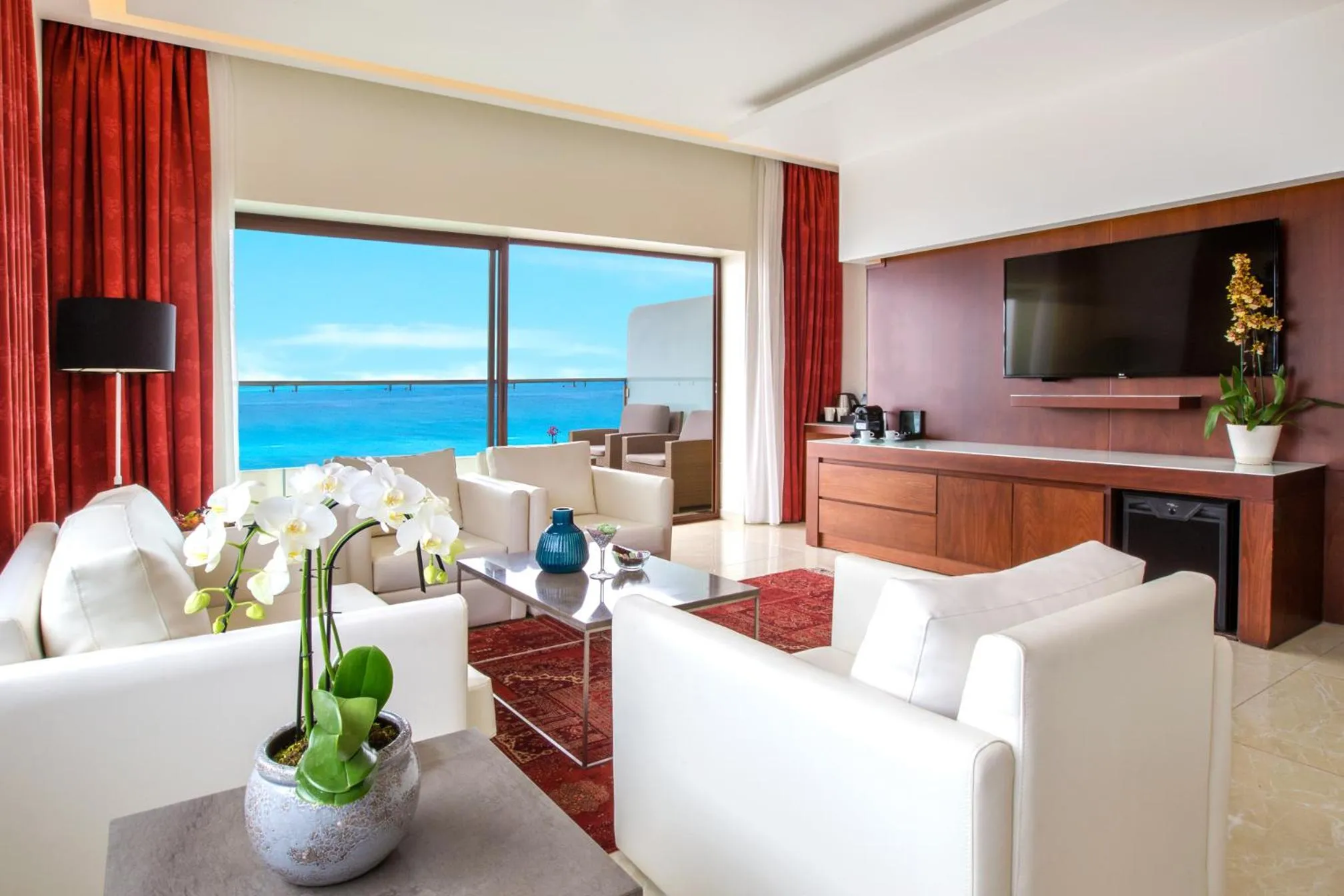 Living room in BURJ ON BAY Hotel