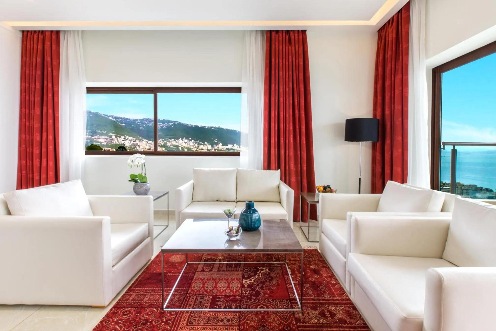 Living room in BURJ ON BAY Hotel