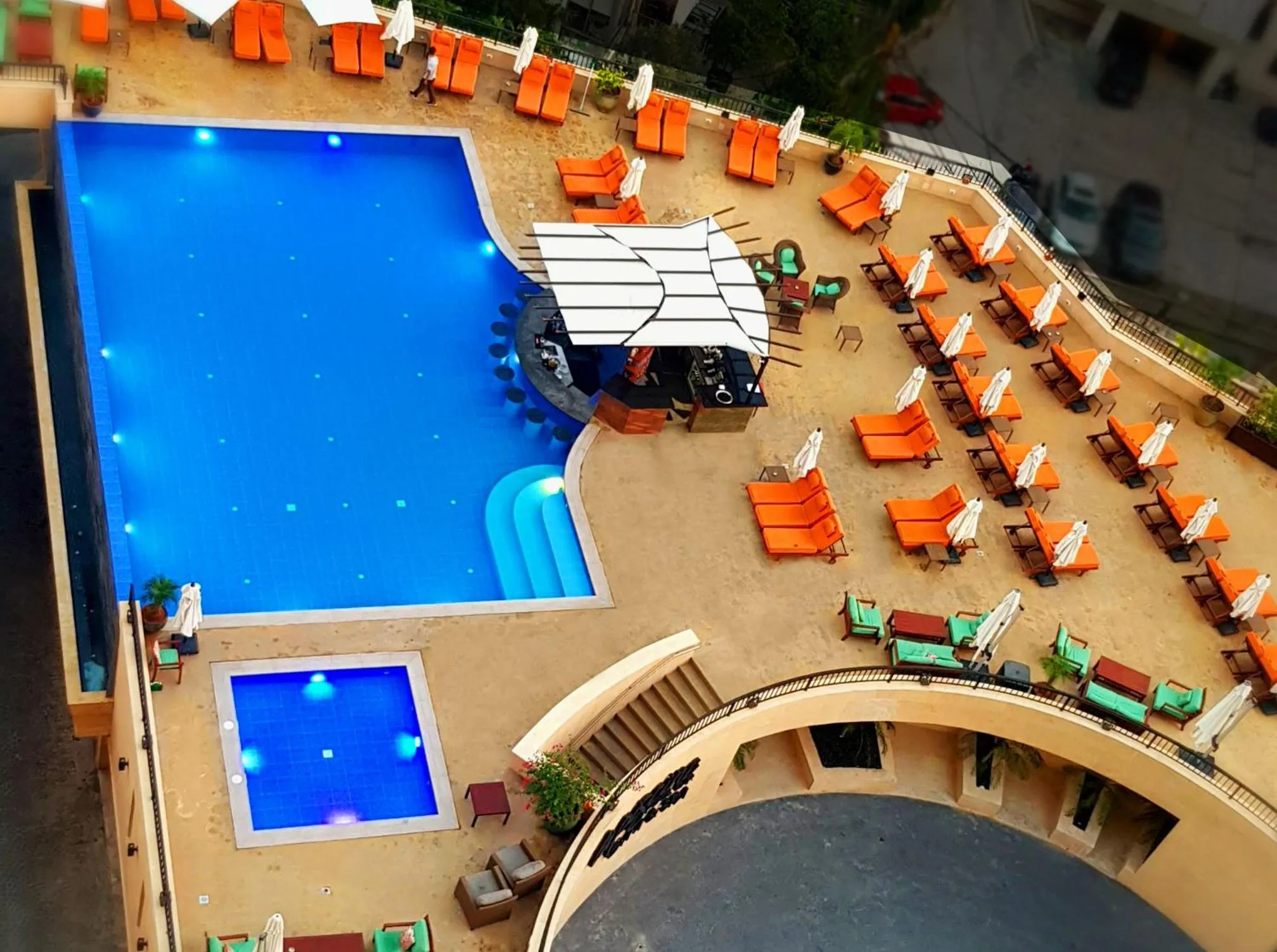 Swimming pool in BURJ ON BAY Hotel