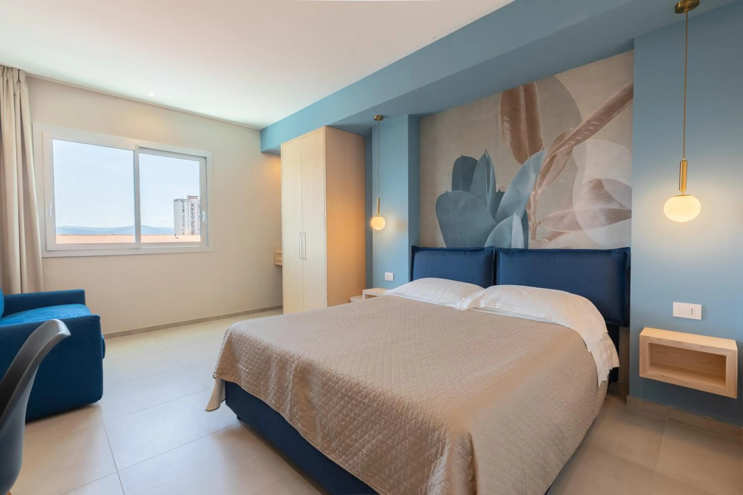 Bedroom, Bed in Antares Rooms and Suites