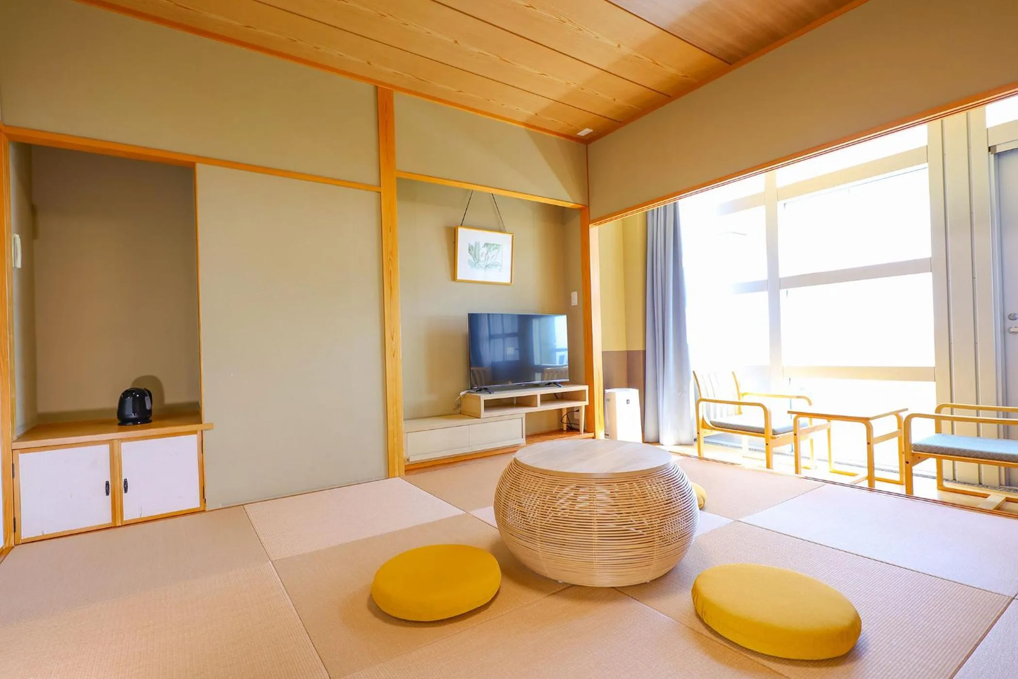 Living room, Bed in TAOYA Nikko Kirifuri