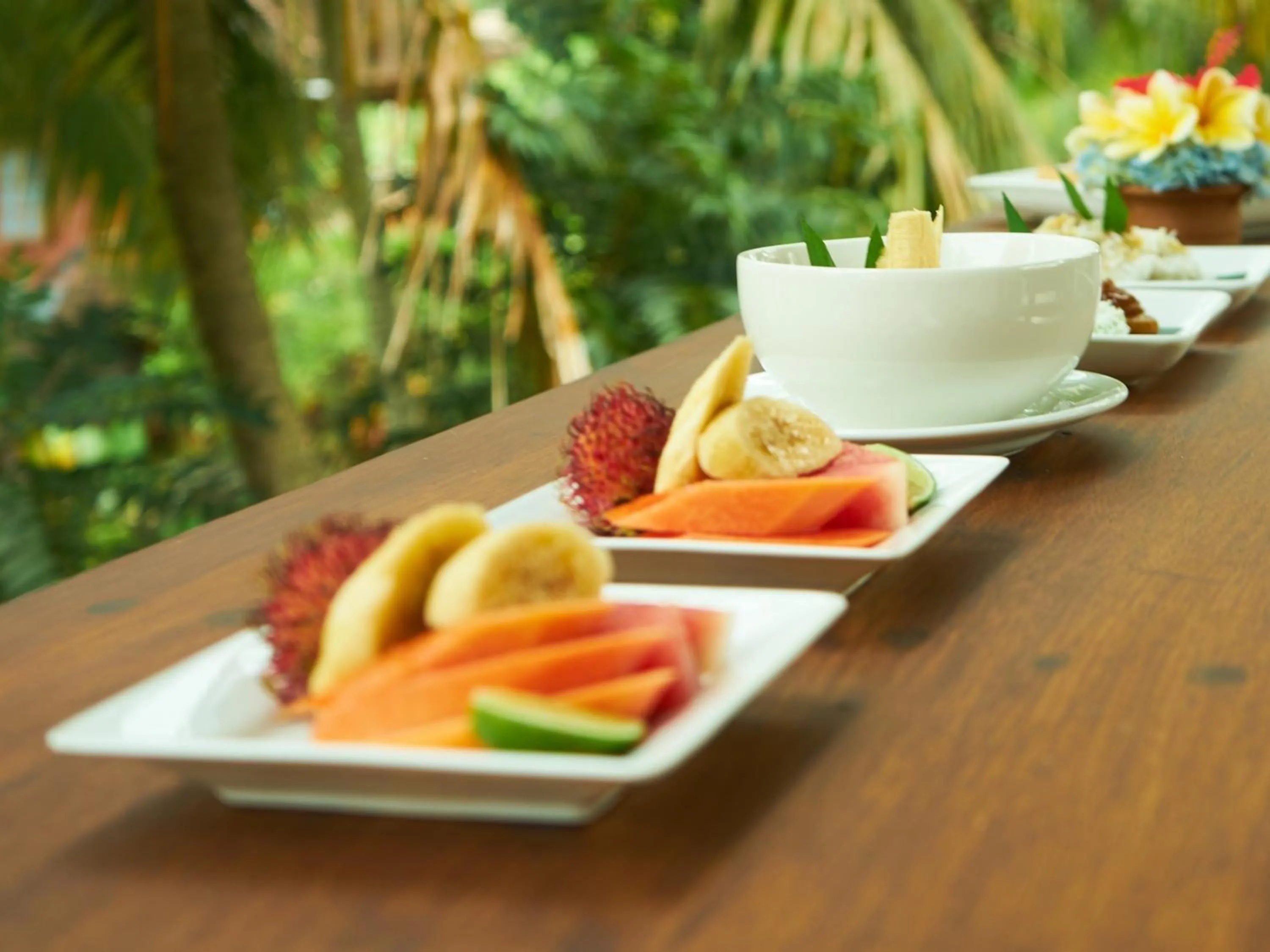 Continental breakfast in Eden House Ubud