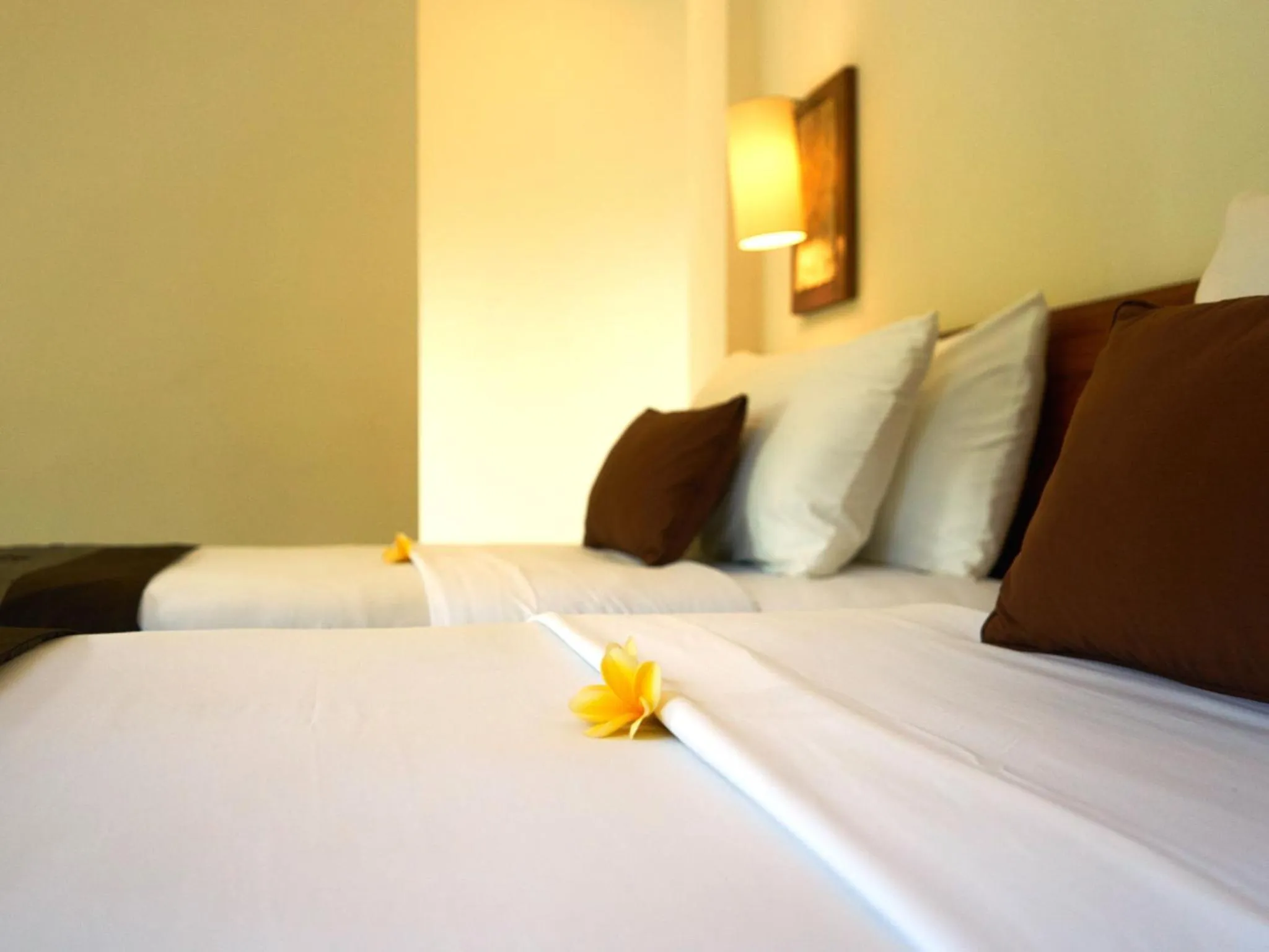 Bed in Eden House Ubud