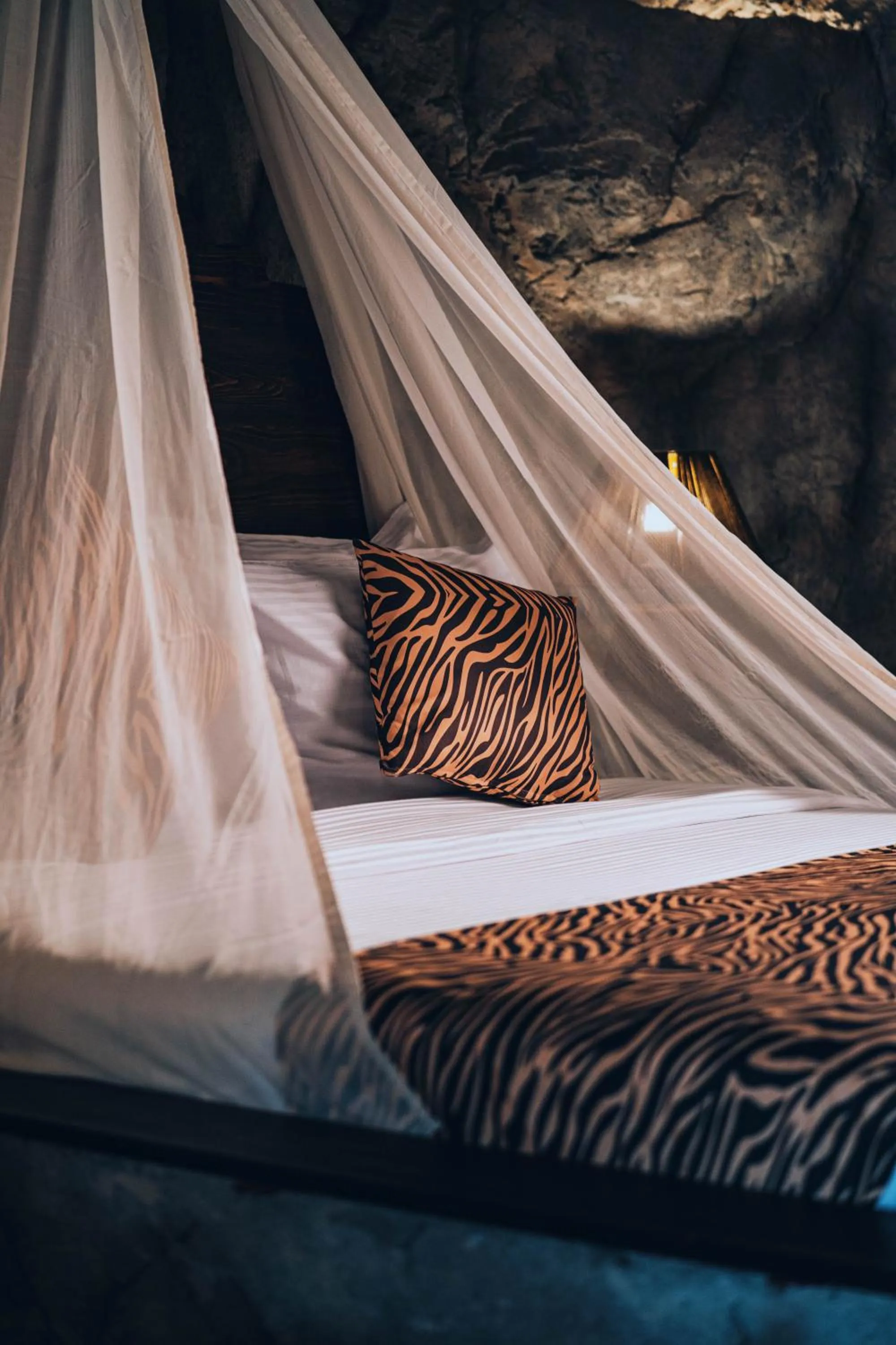 Bed in Caves Beach Resort Adults Only