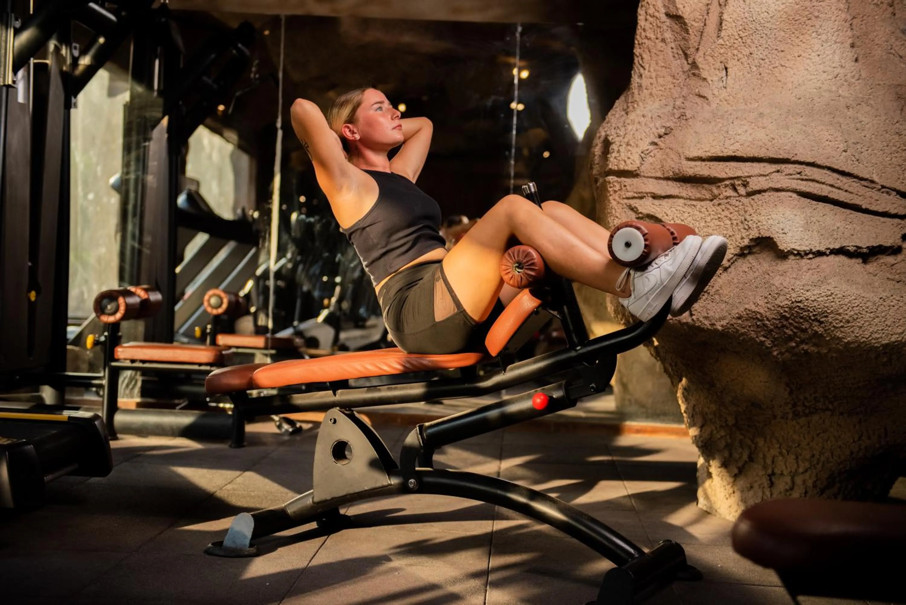 Fitness centre/facilities in Caves Beach Resort Adults Only