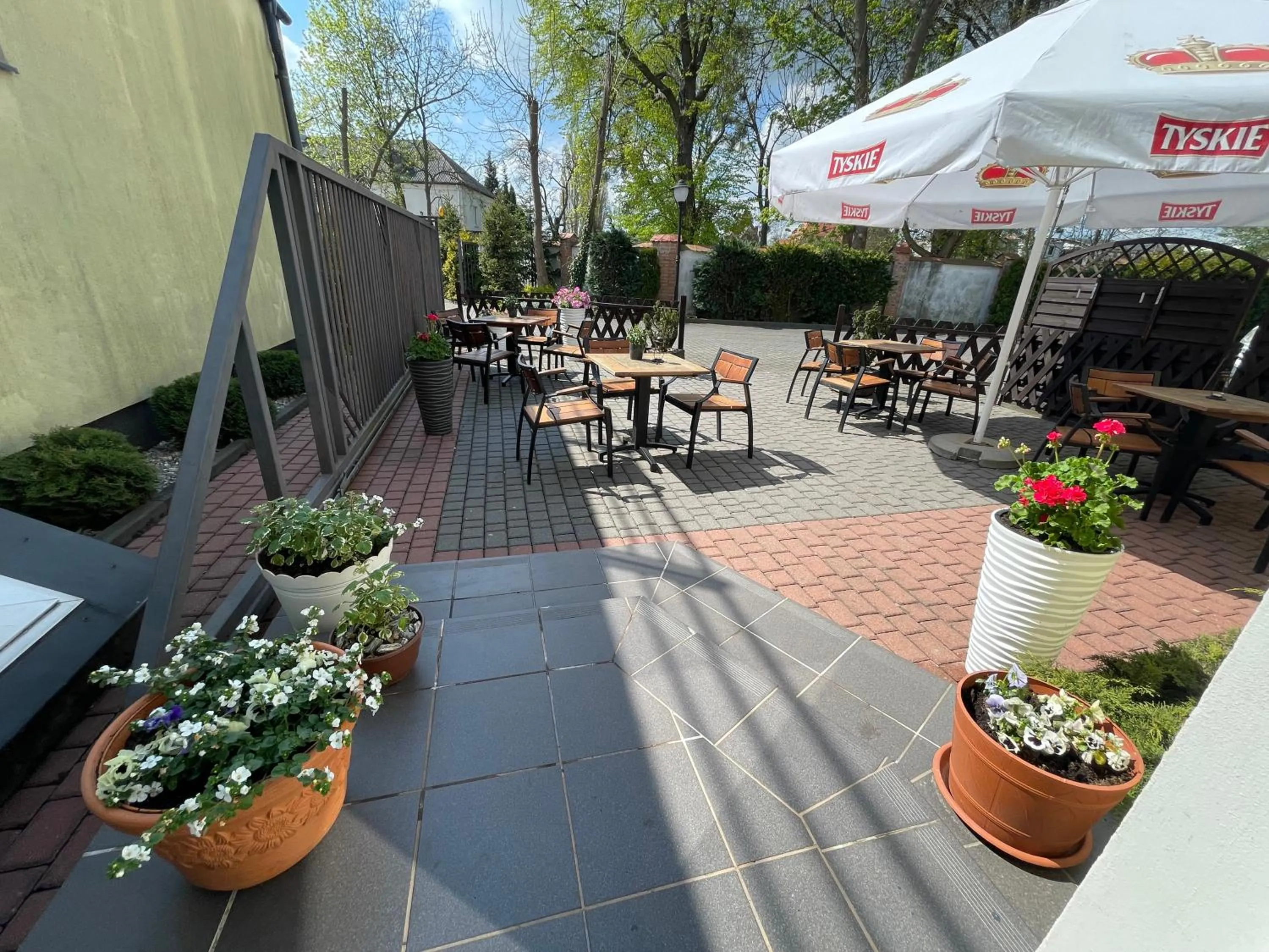 Patio in Hotel Dowhań