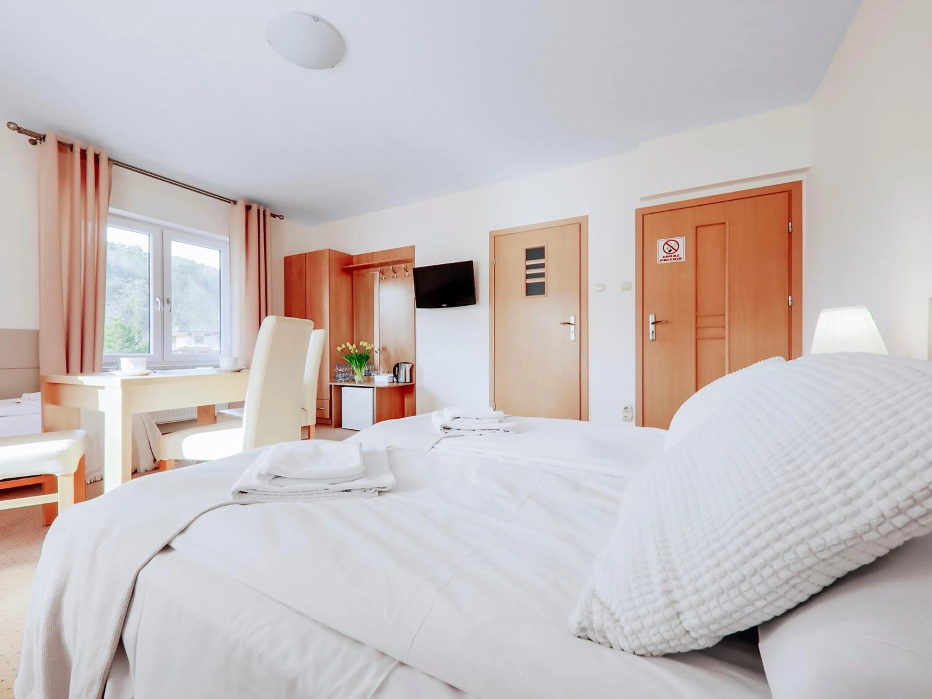 TV and multimedia, Bed in Hotel Łaziska