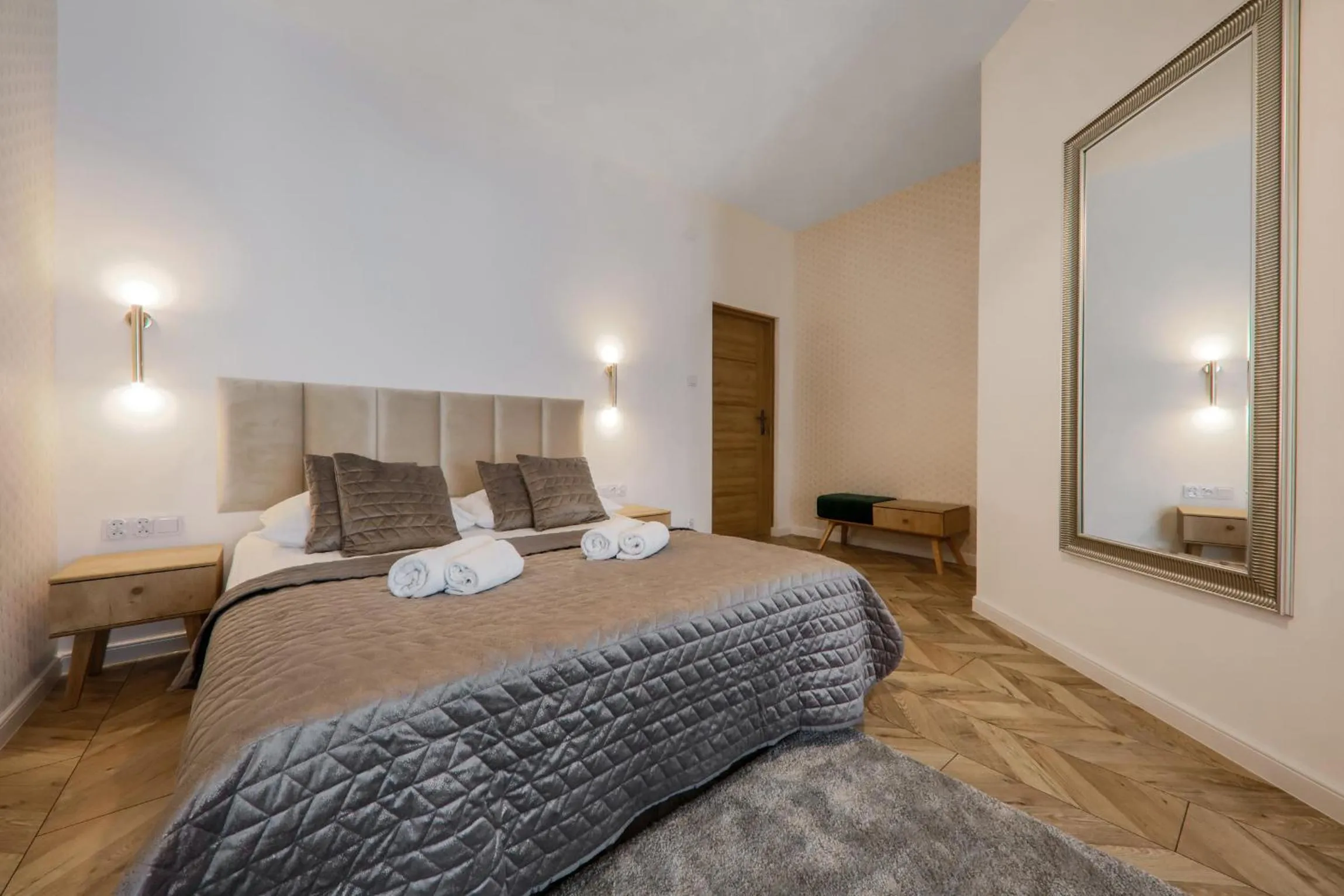 Bedroom, Bed in Hotel Łaziska