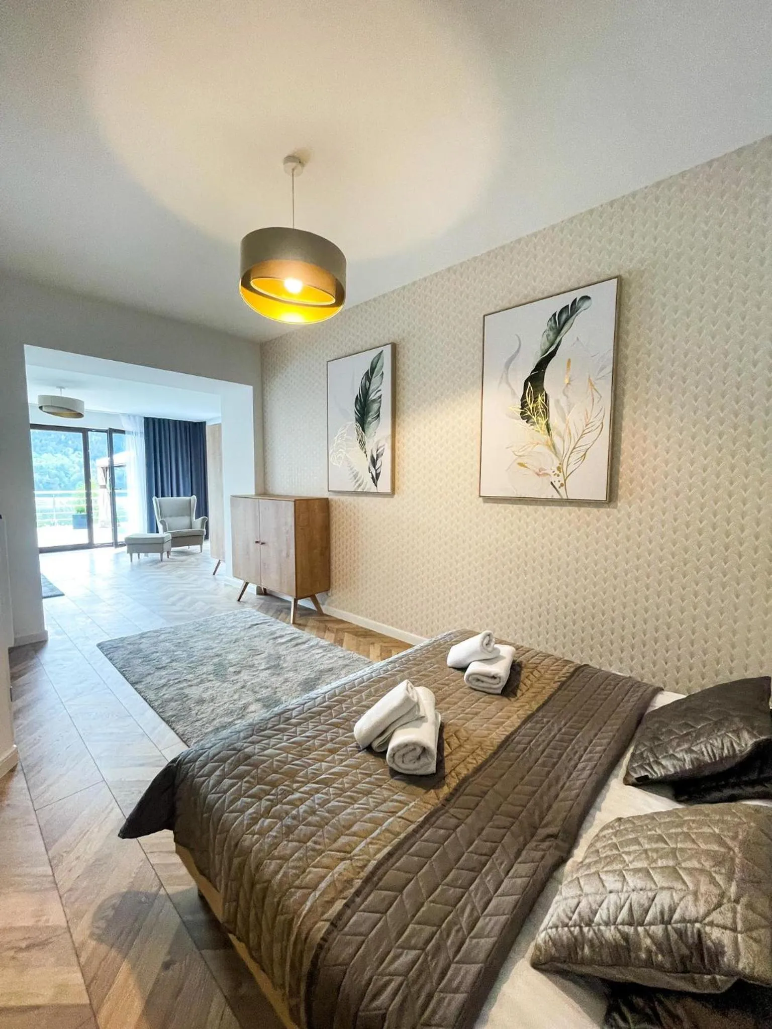 Bedroom, Bed in Hotel Łaziska