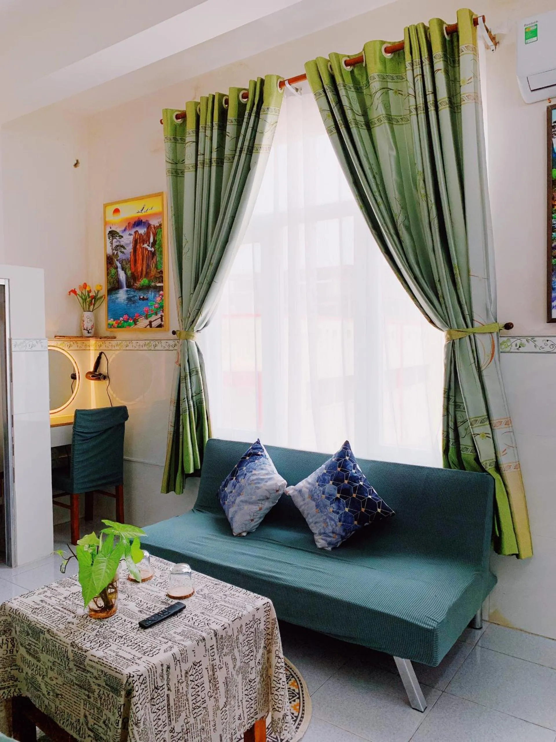 Bed in Phu Quy Hotel