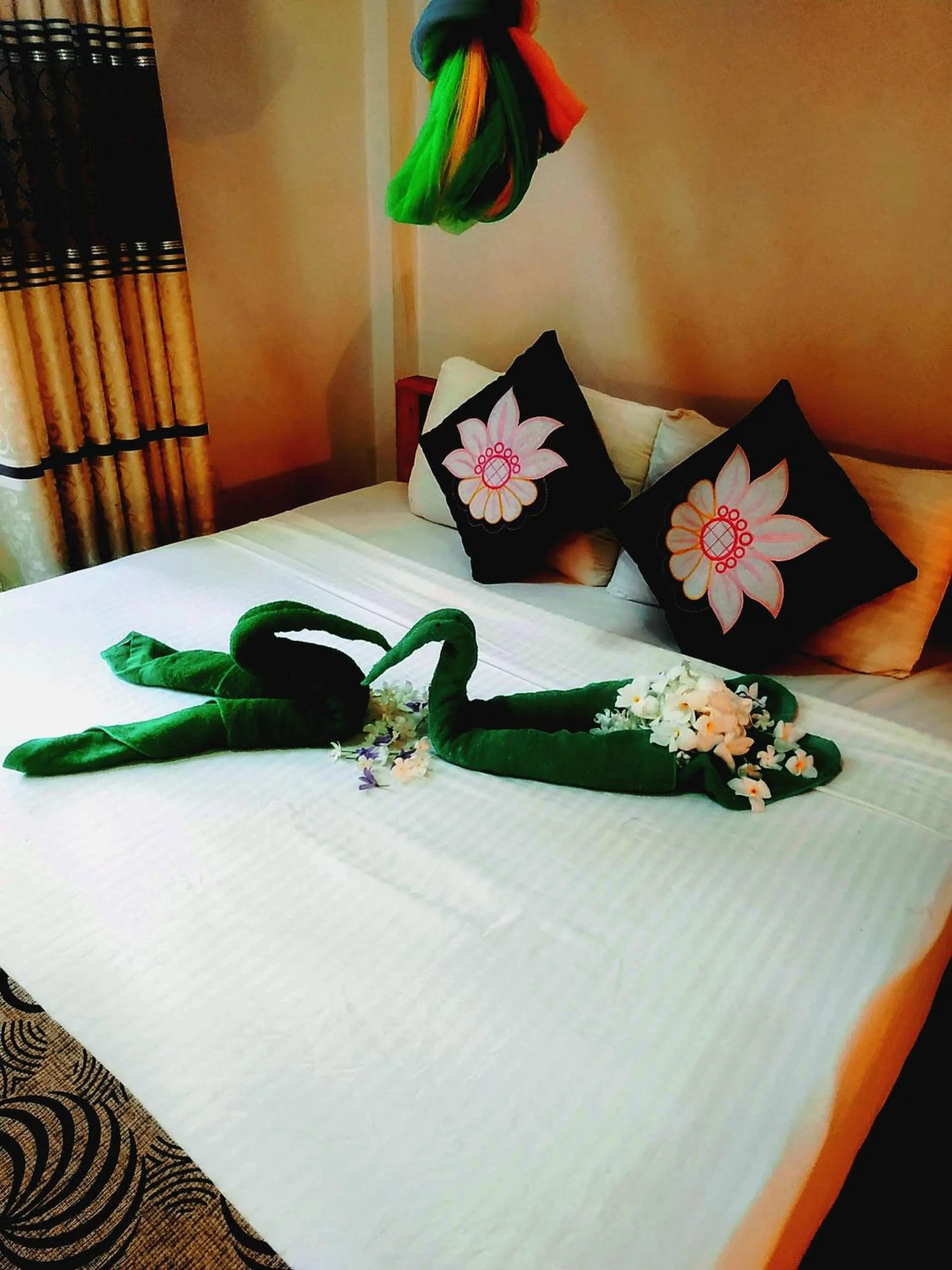 Bed in Greenwood Udawalawa Safari Resort