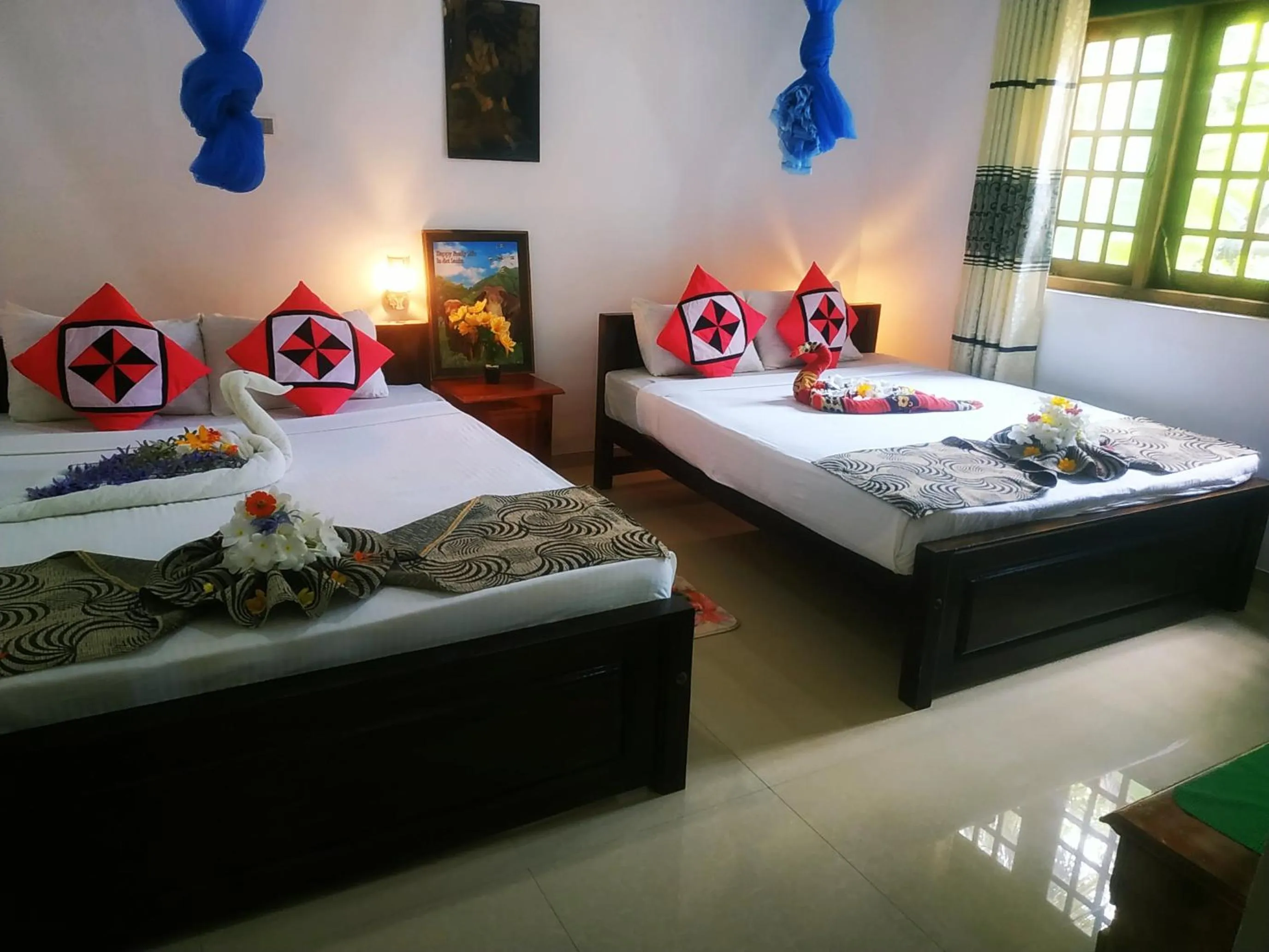 Bed in Greenwood Udawalawa Safari Resort