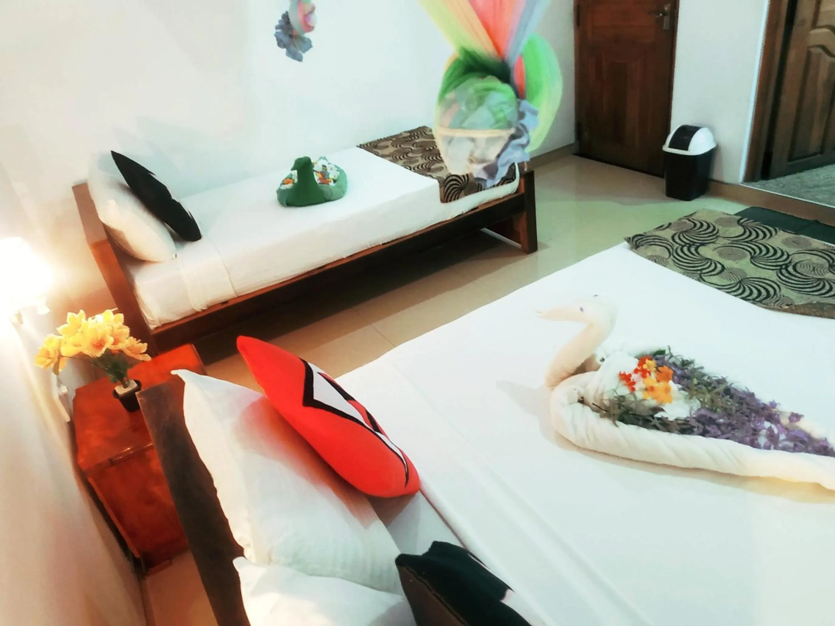 Bed in Greenwood Udawalawa Safari Resort