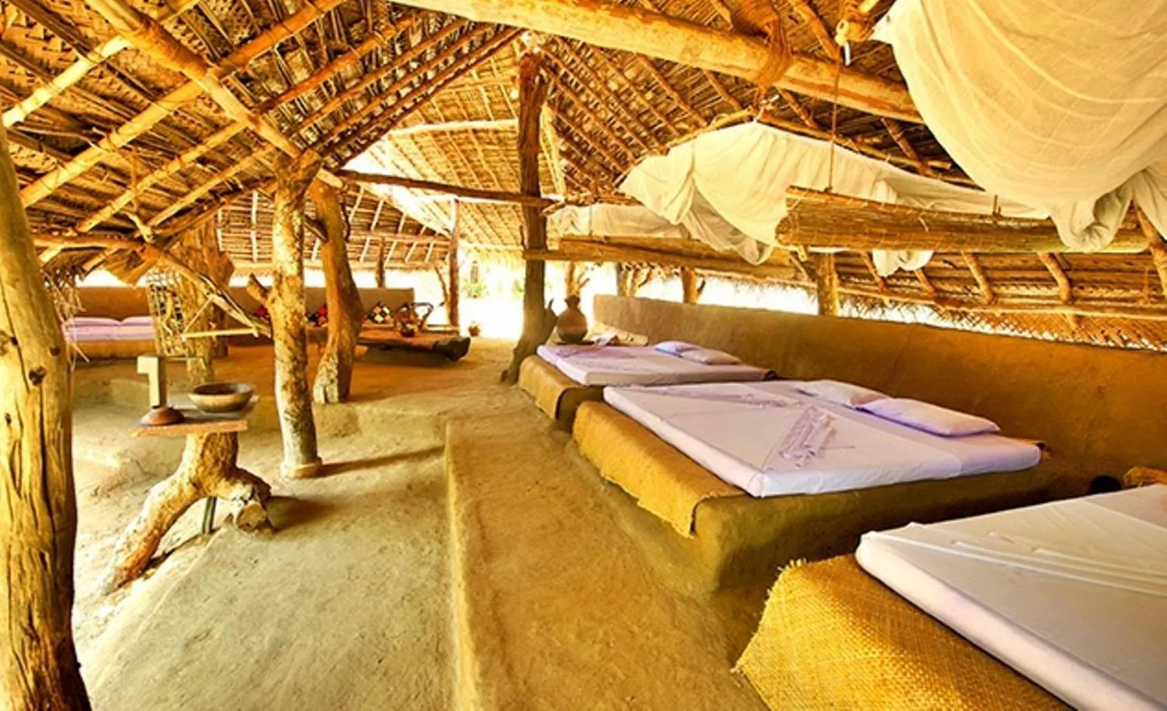 Bed in Greenwood Udawalawa Safari Resort