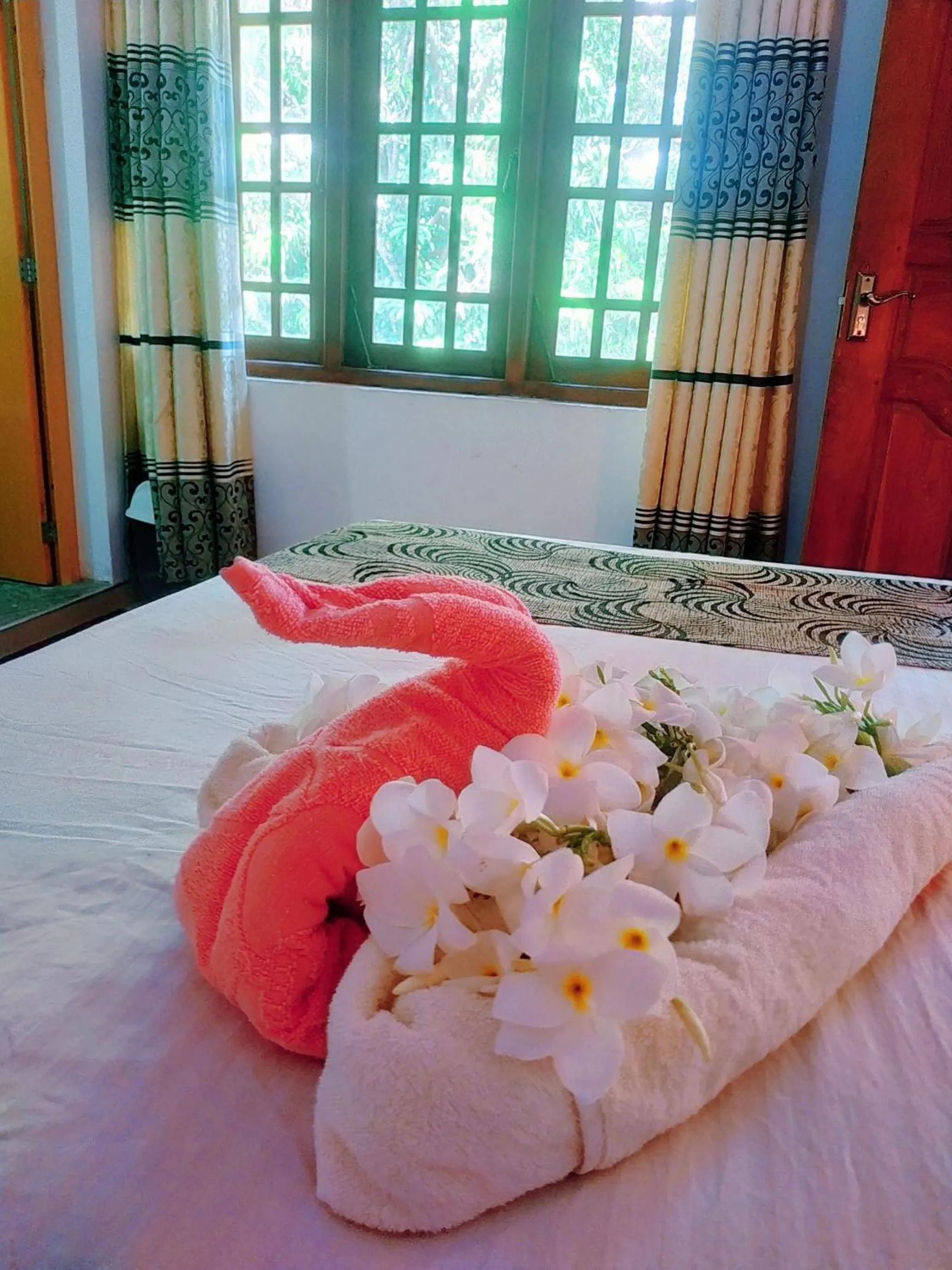 Bed in Greenwood Udawalawa Safari Resort