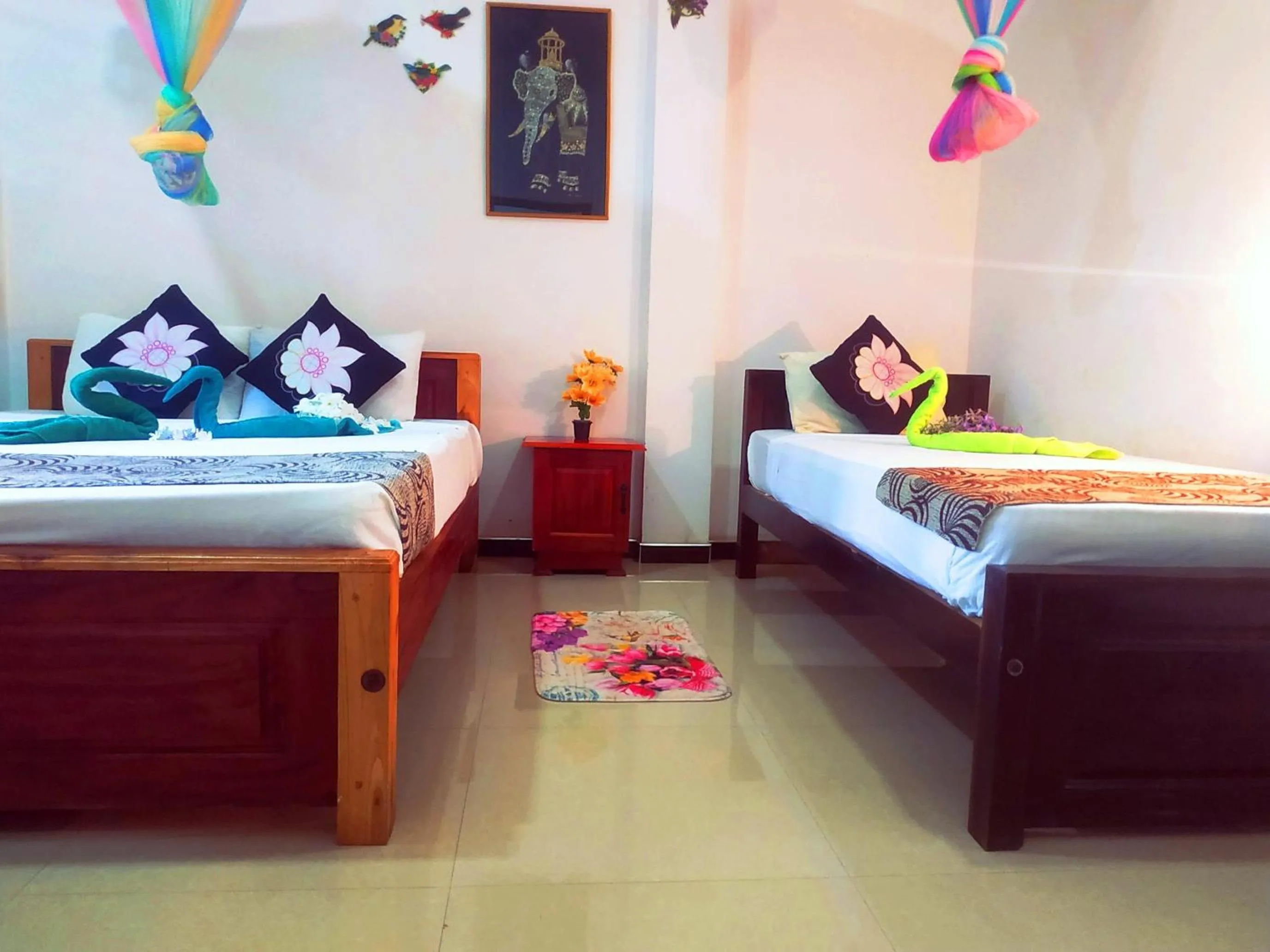 Bed in Greenwood Udawalawa Safari Resort