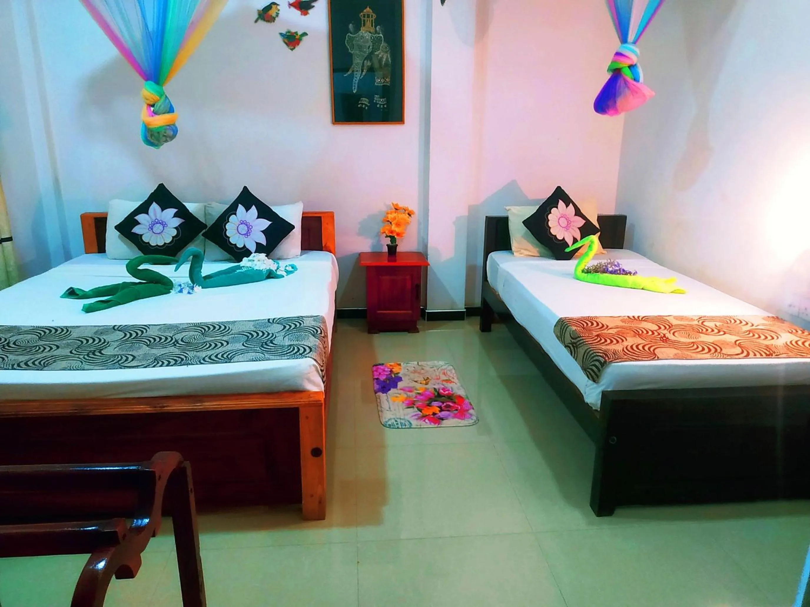 Bed in Greenwood Udawalawa Safari Resort