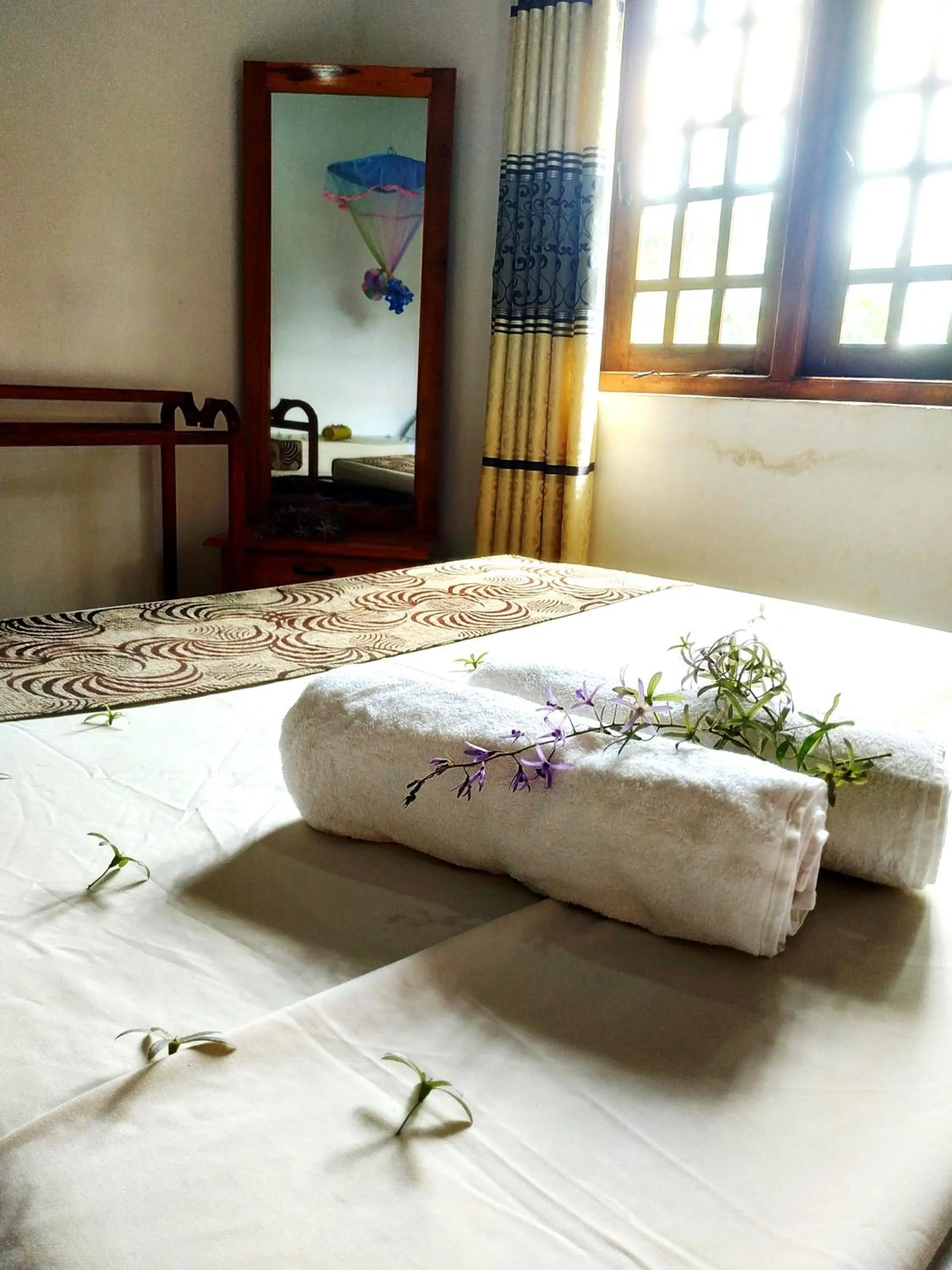 Bed in Greenwood Udawalawa Safari Resort