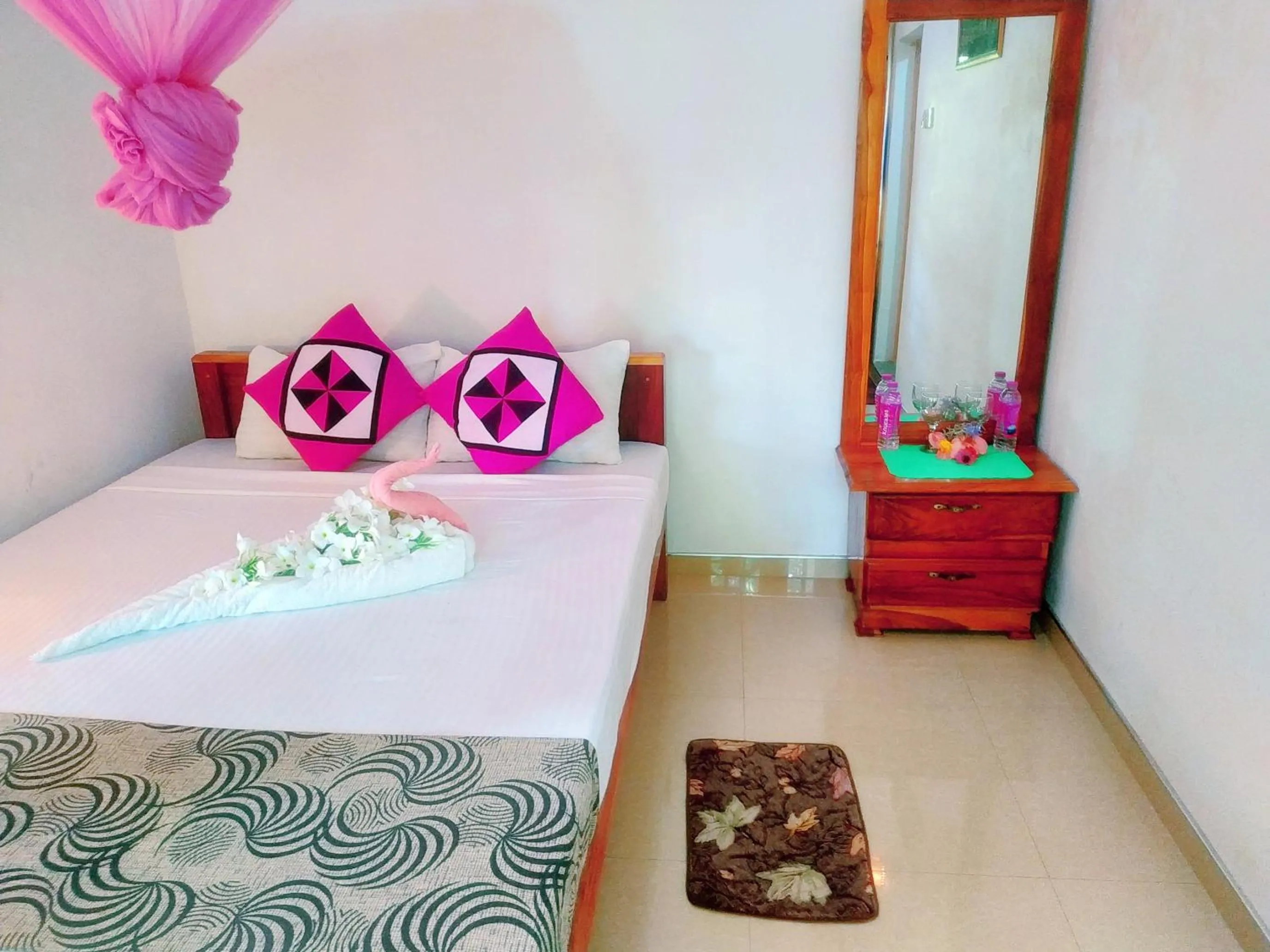 Bed in Greenwood Udawalawa Safari Resort