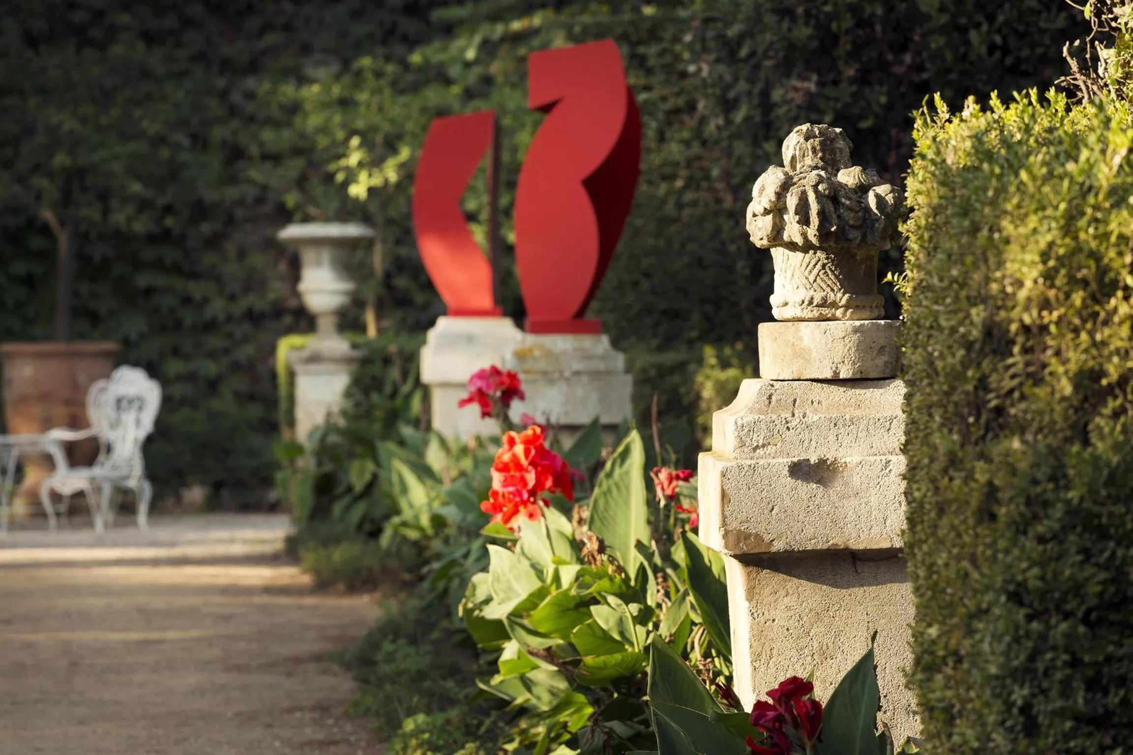 Garden in Mas de Lafeuillade