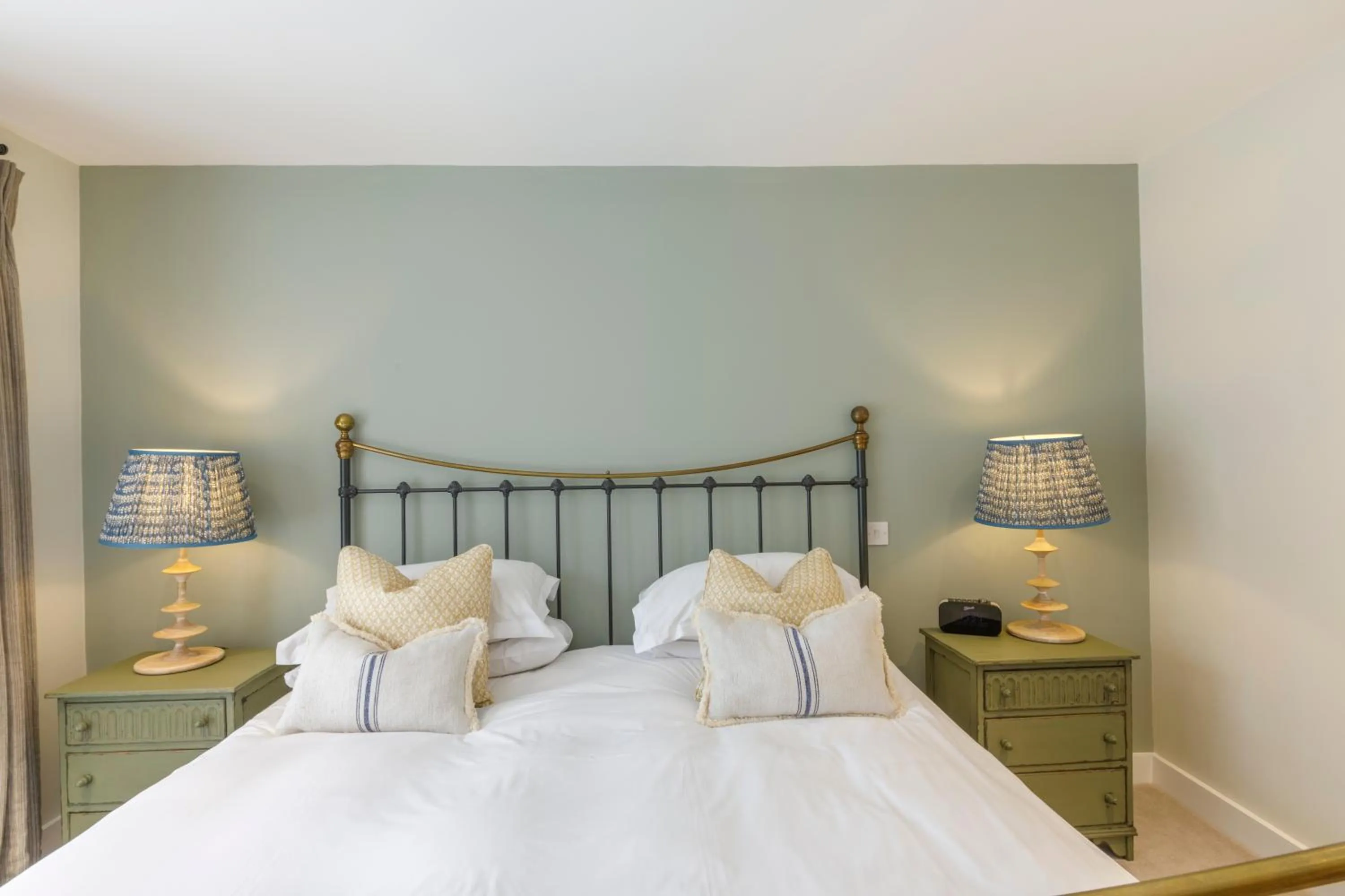 Bed in Trewornan Manor