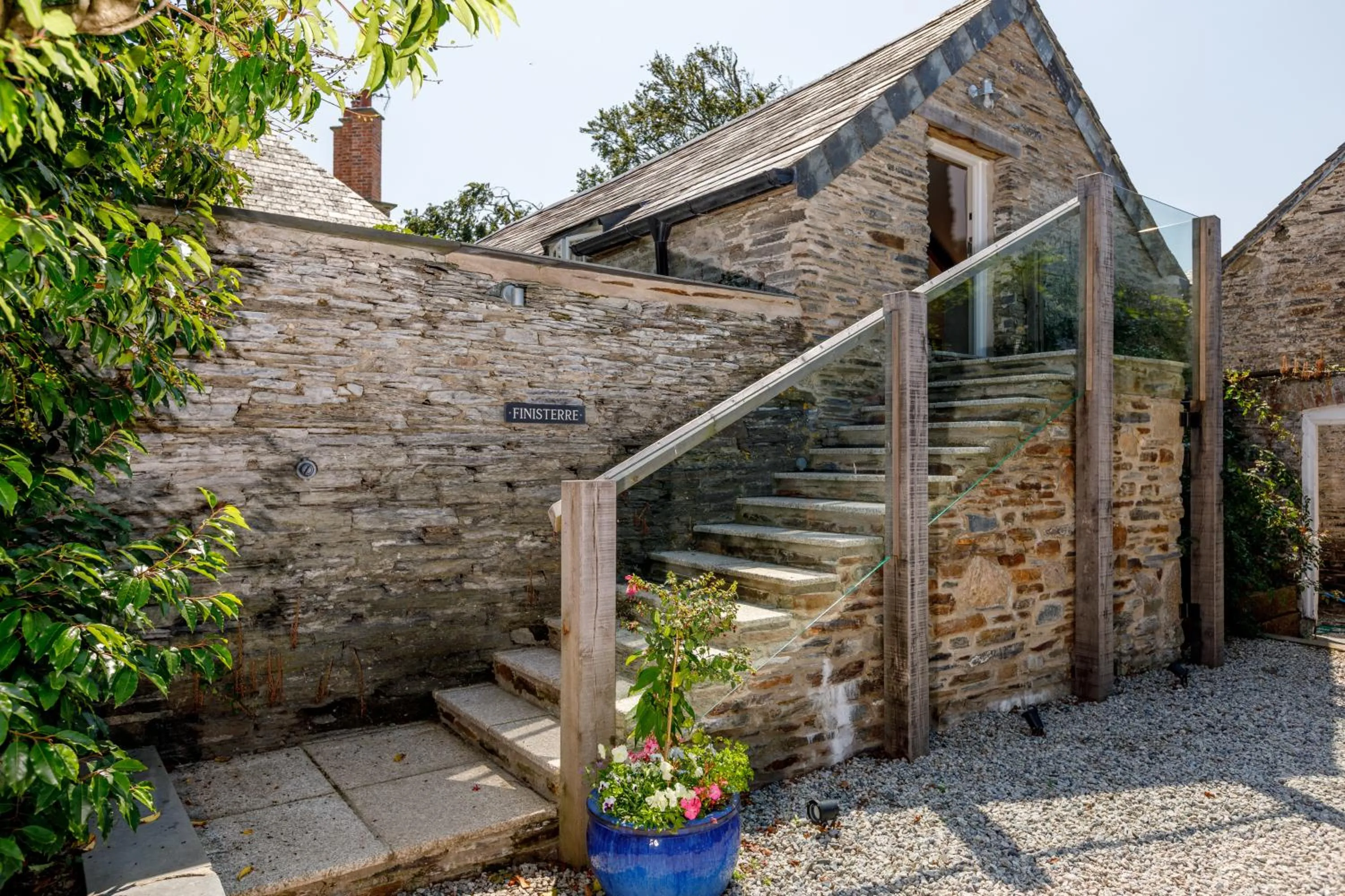 Garden in Trewornan Manor