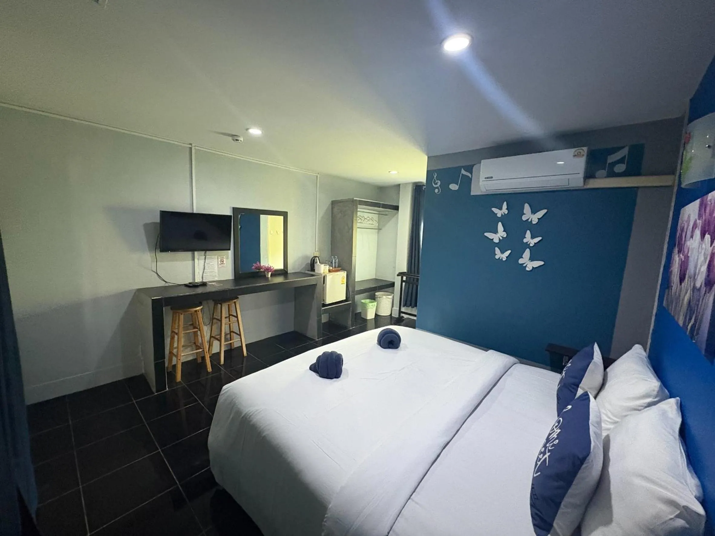 Bed in Krabi Nemo House