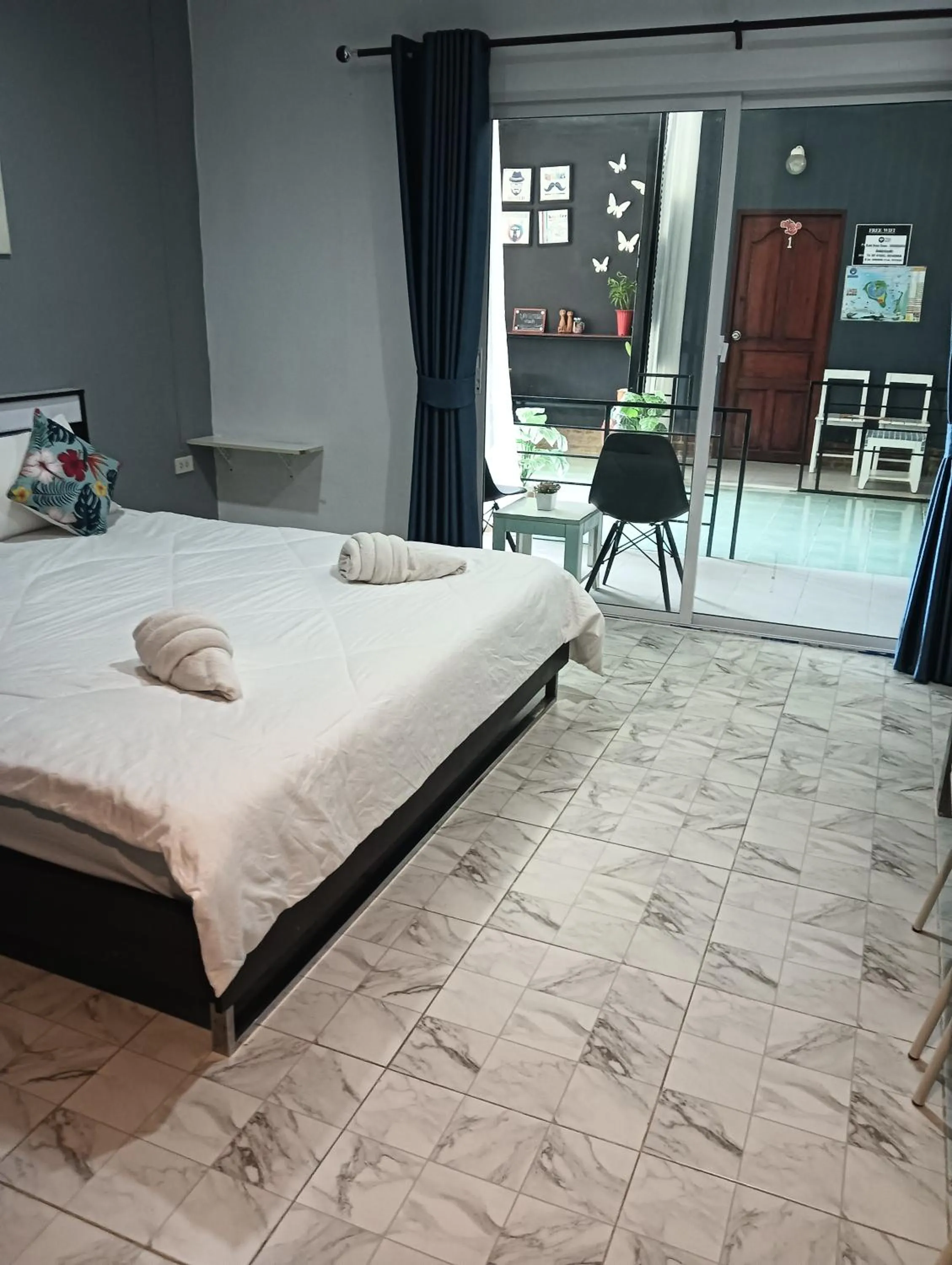 Bed in Krabi Nemo House