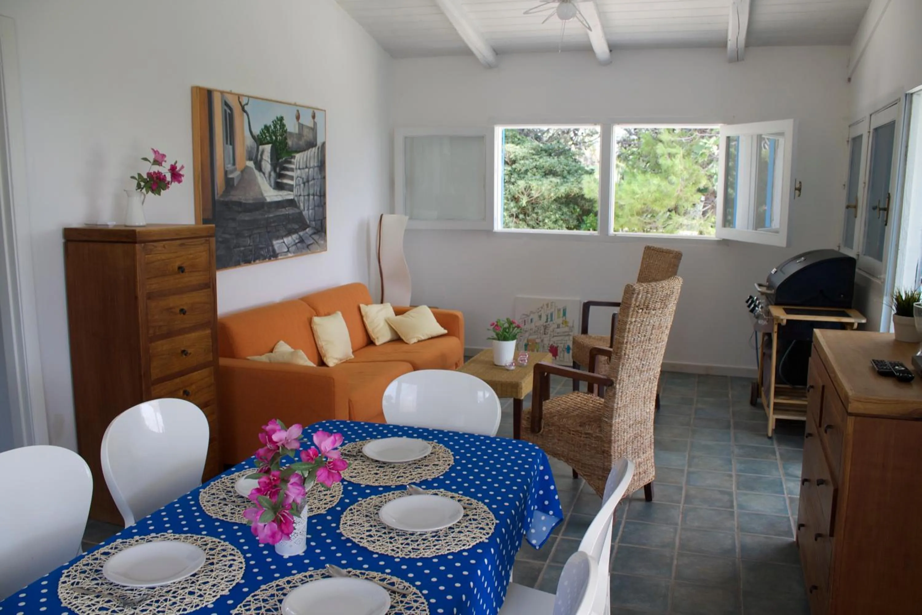 Living room in Villa Porto Ulisse