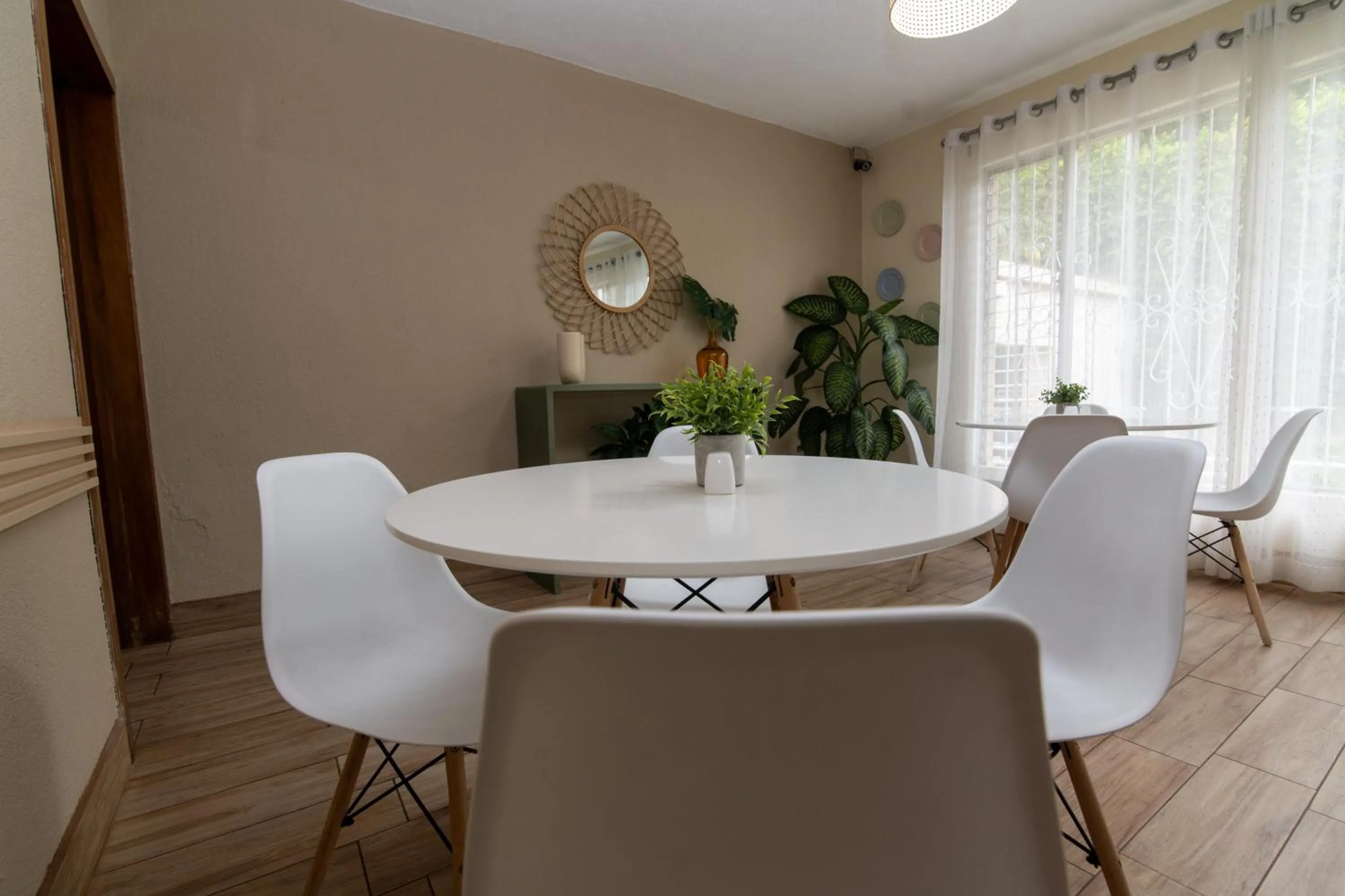 Seating area in In & Out Hotel