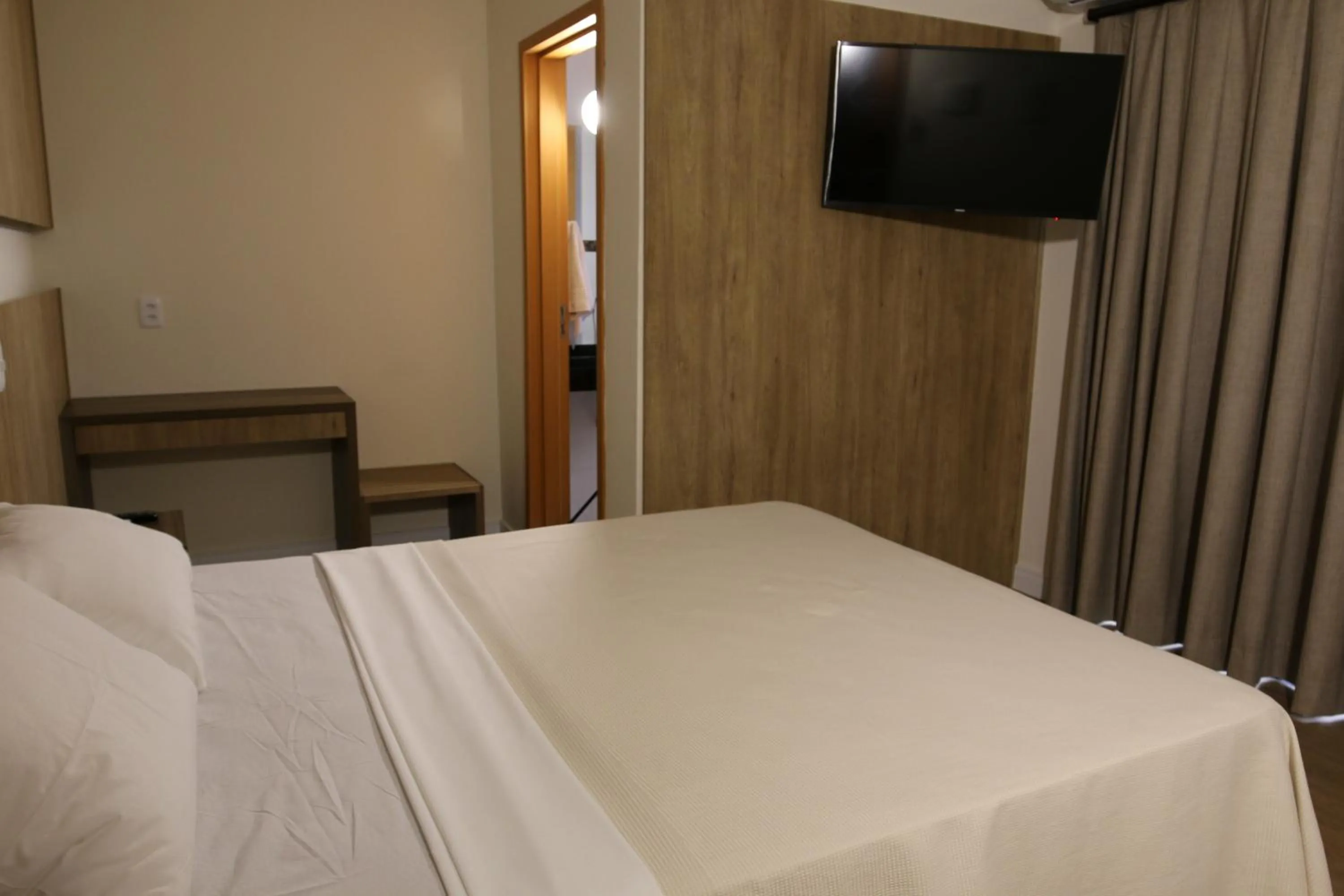 Bed in Ouro Minas Plaza Hotel
