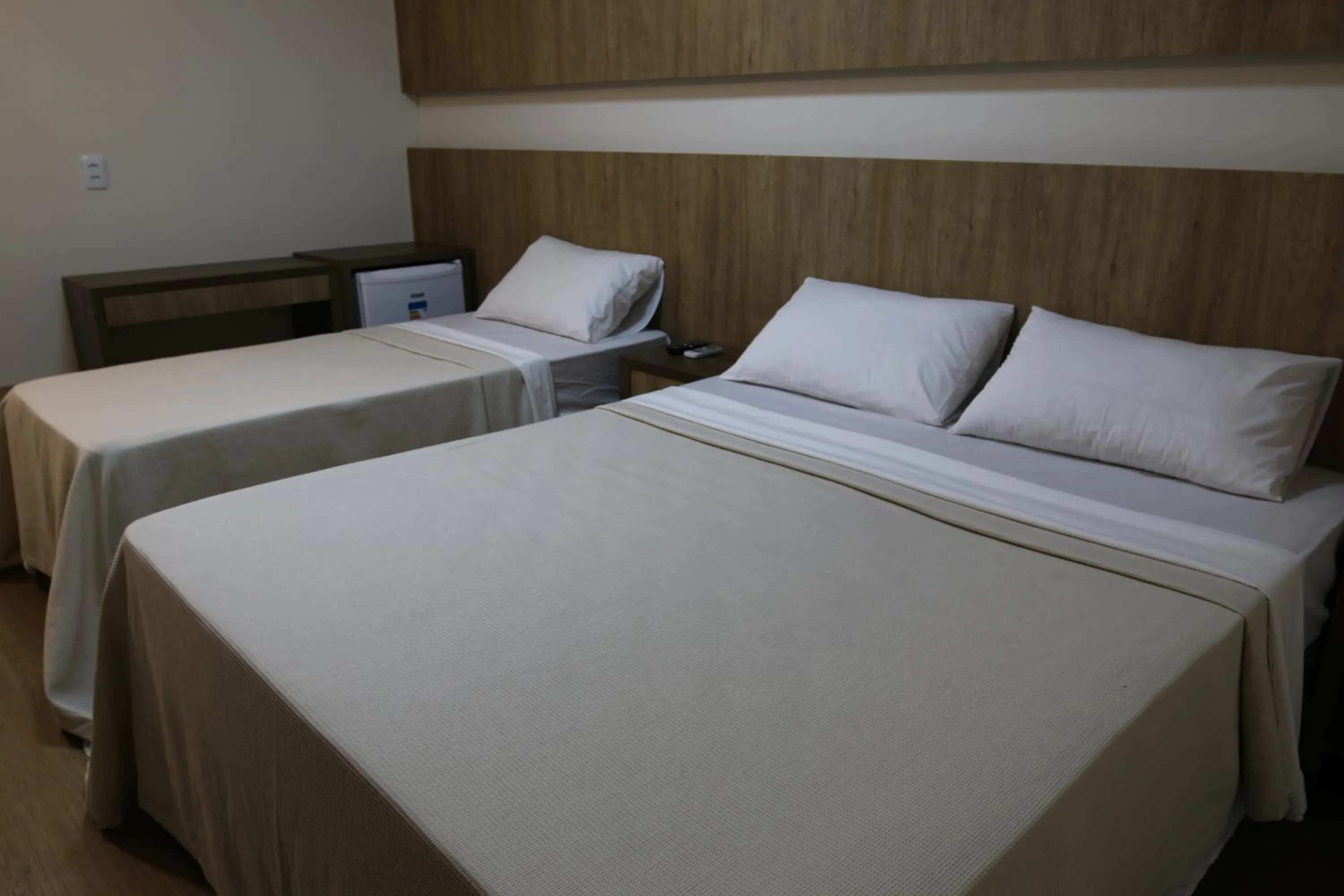 Bed in Ouro Minas Plaza Hotel