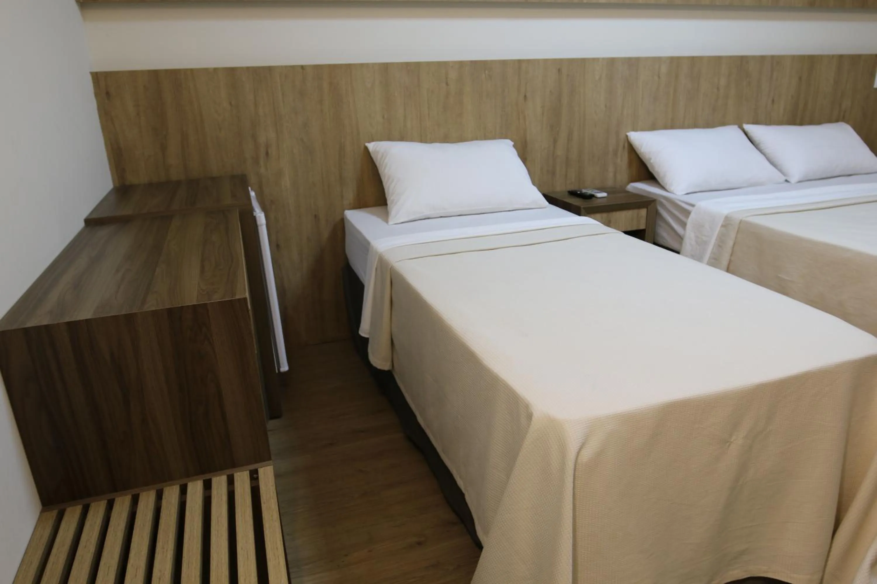 Bed in Ouro Minas Plaza Hotel