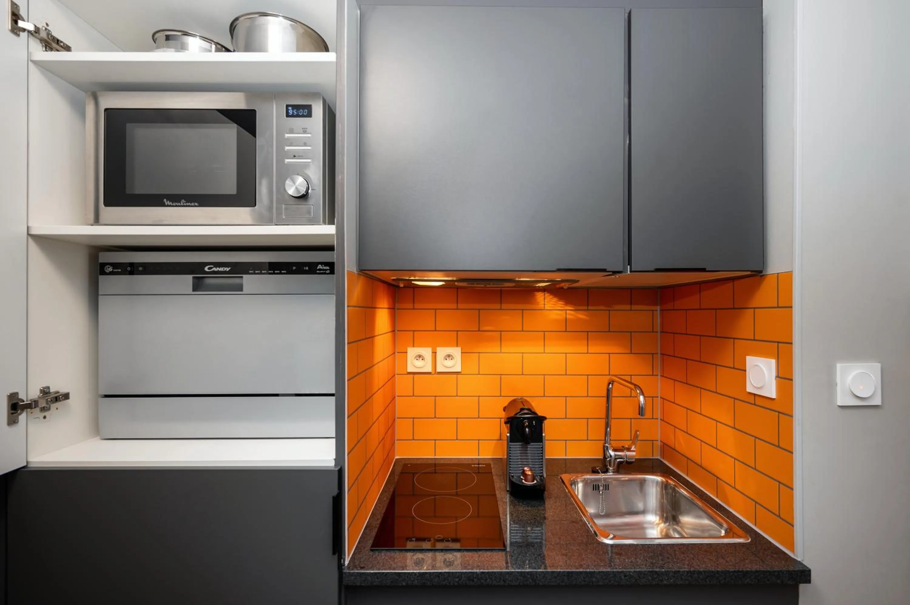 Kitchen or kitchenette in Staycity Aparthotels Marseille Centre Vieux Port