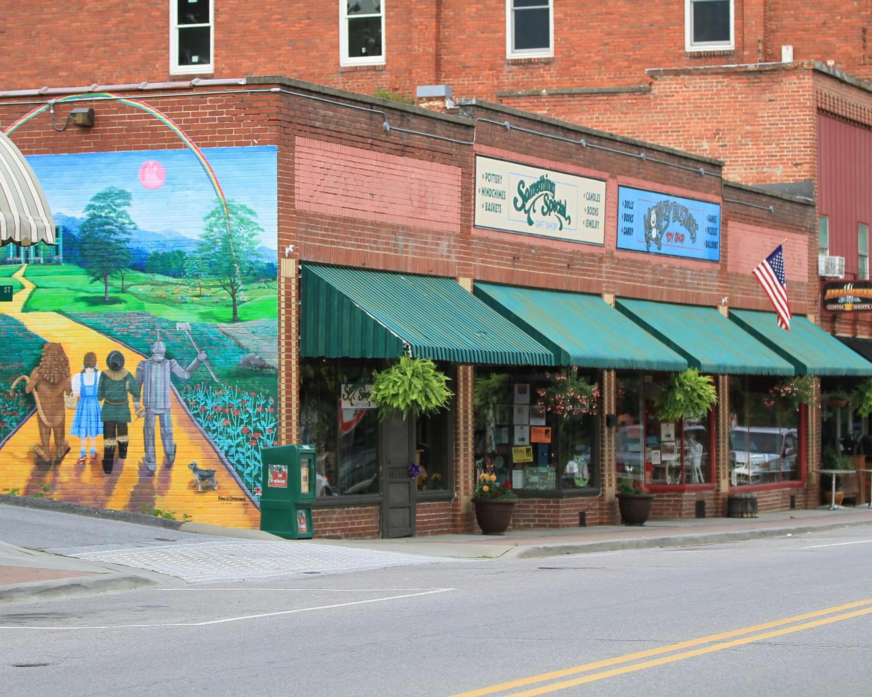 Shopping Area in Mt Mitchell Cabin Rentals