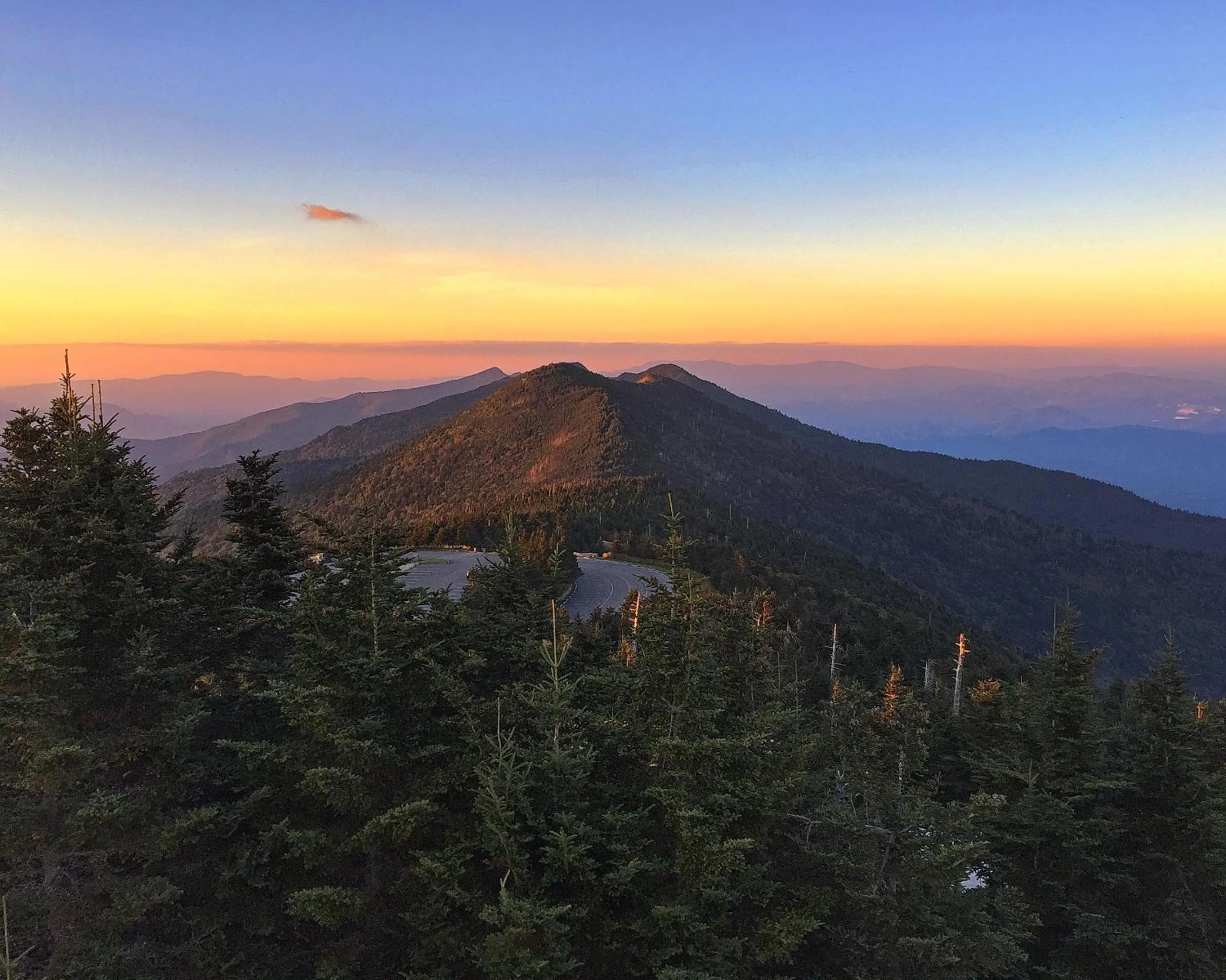 Nearby landmark in Mt Mitchell Cabin Rentals