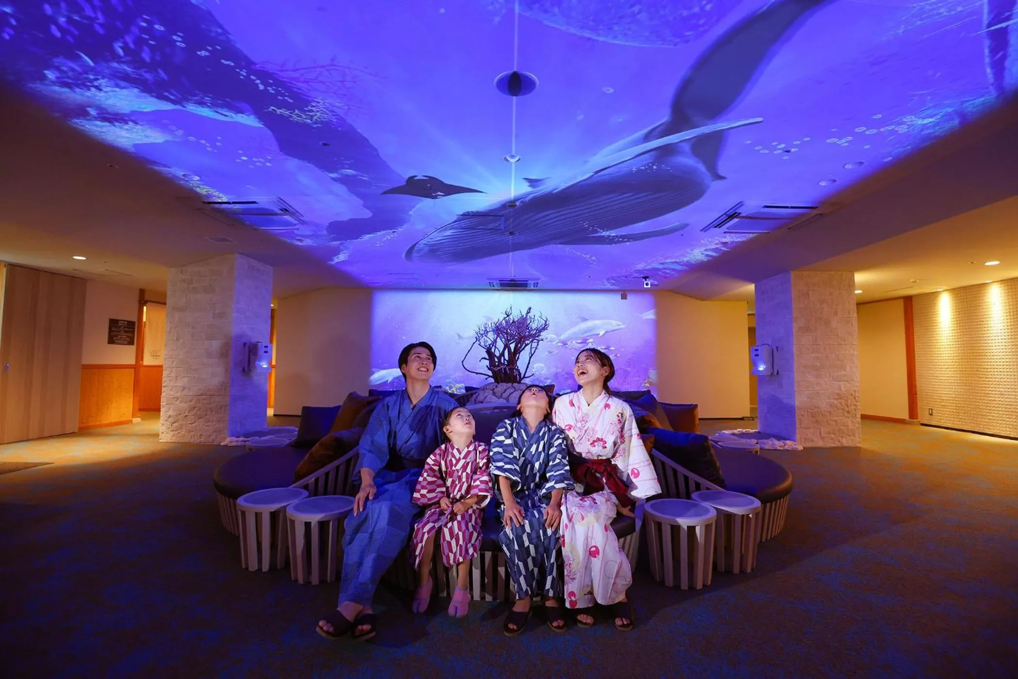 Area and facilities in Ooedo Onsen Monogatari Premium Atami