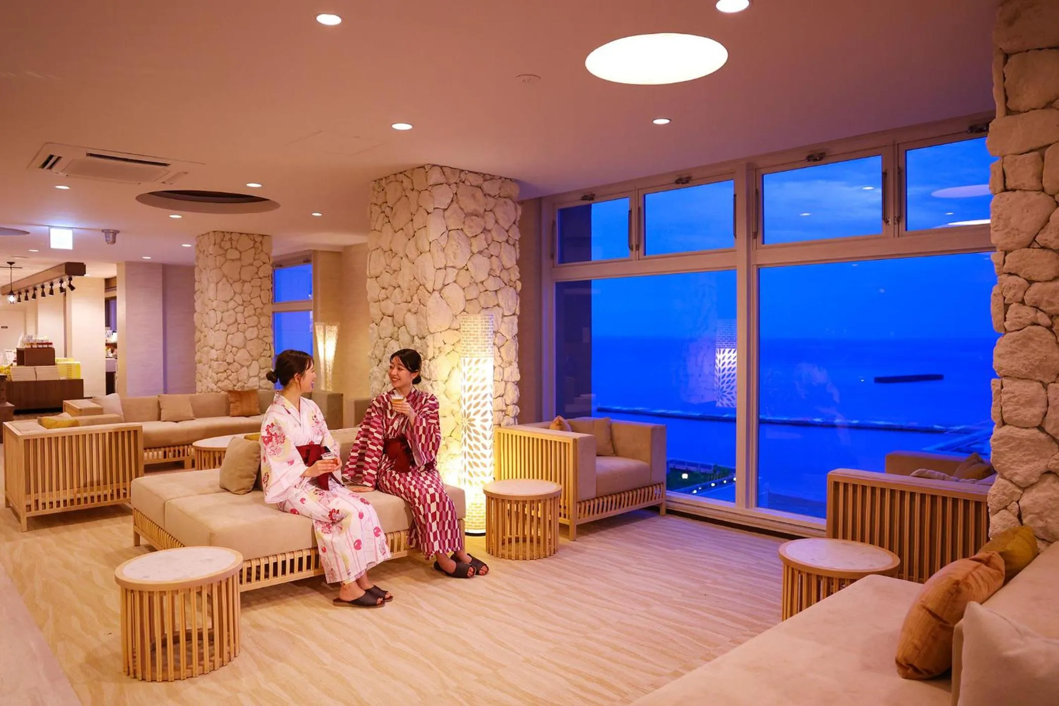 Lobby or reception in Ooedo Onsen Monogatari Premium Atami