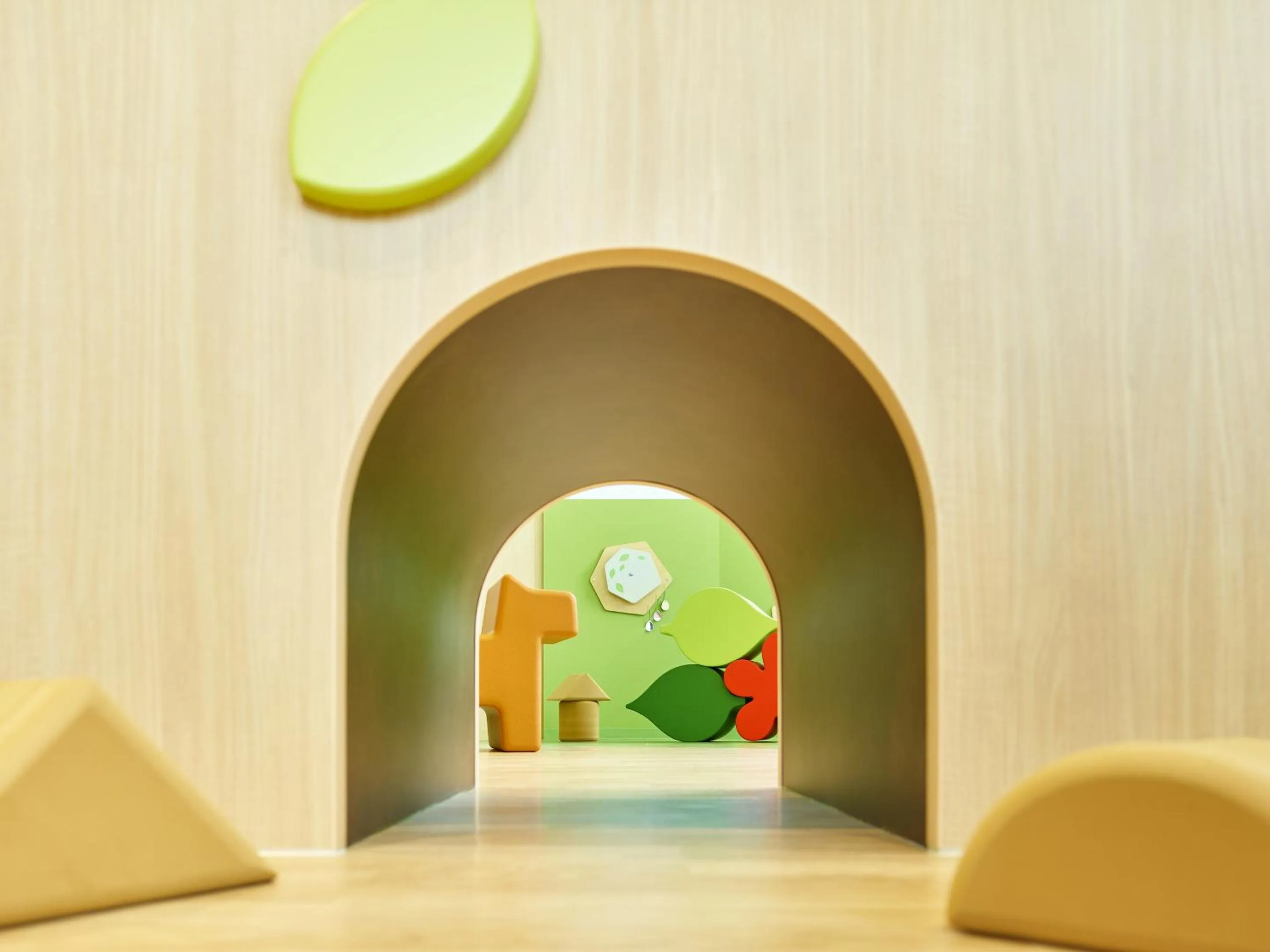 Children play ground in Mitsui Garden Hotel Prana Tokyo Bay