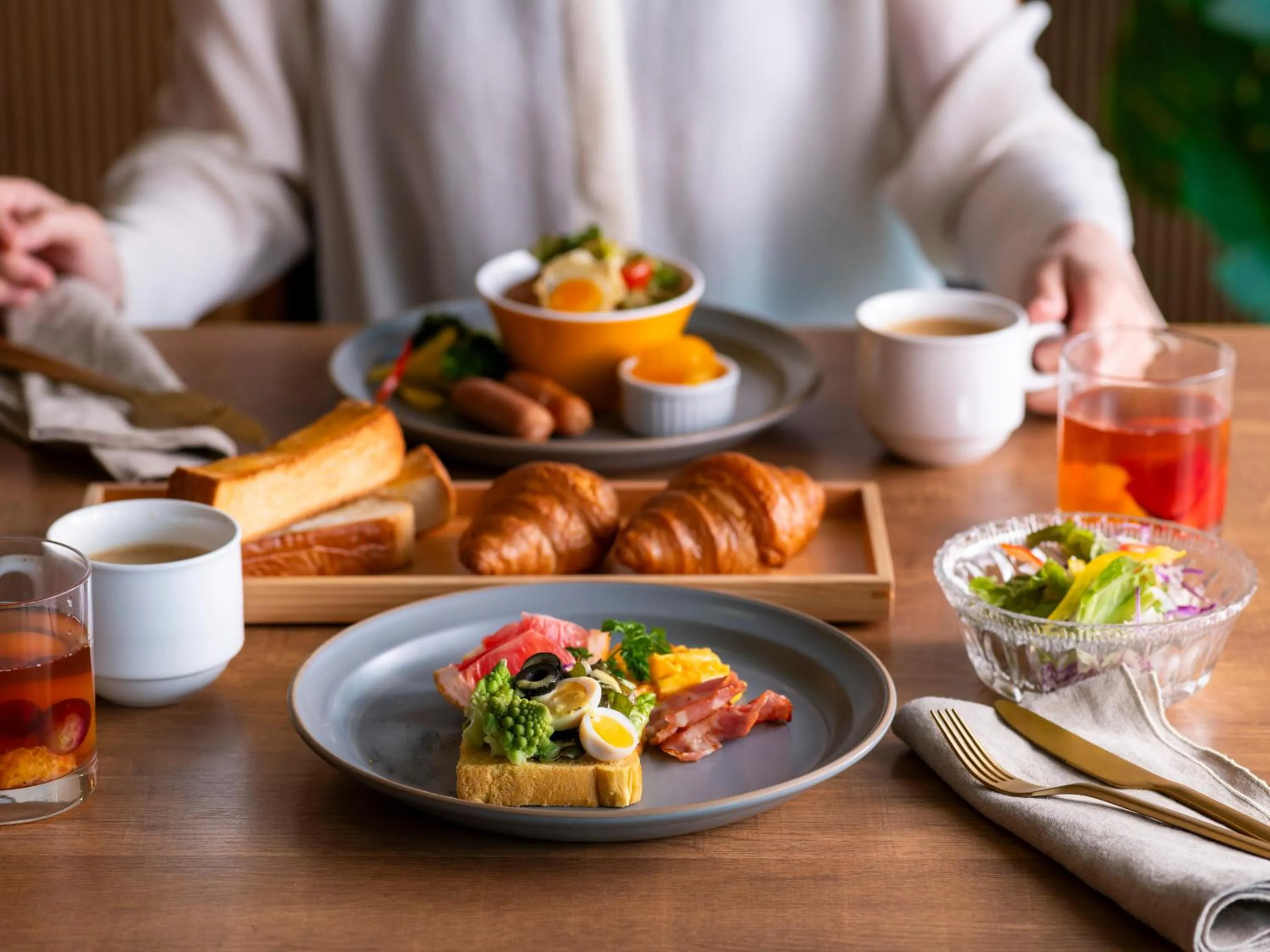 Breakfast in Mitsui Garden Hotel Prana Tokyo Bay