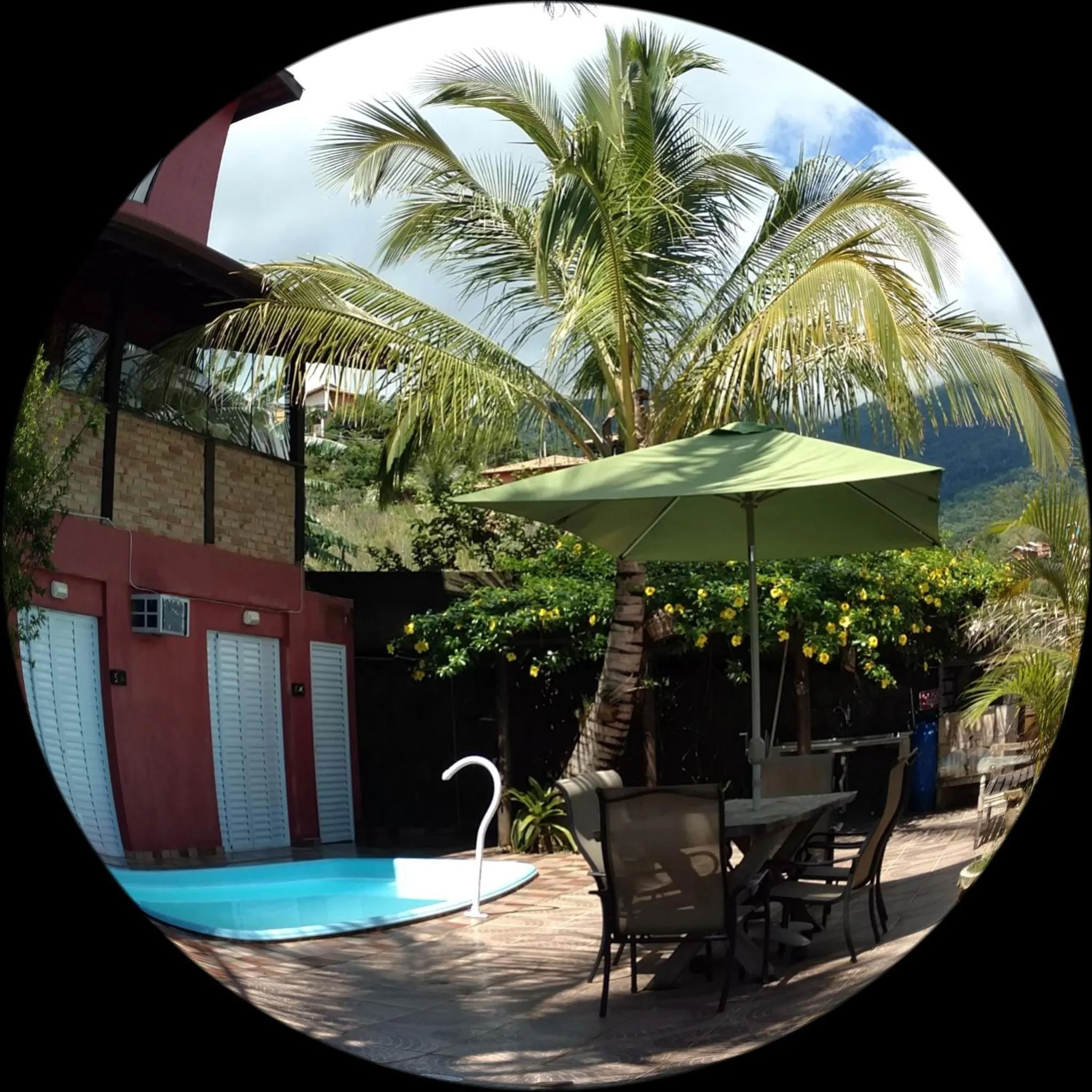 Floor plan in Suites Canto dos Passaros